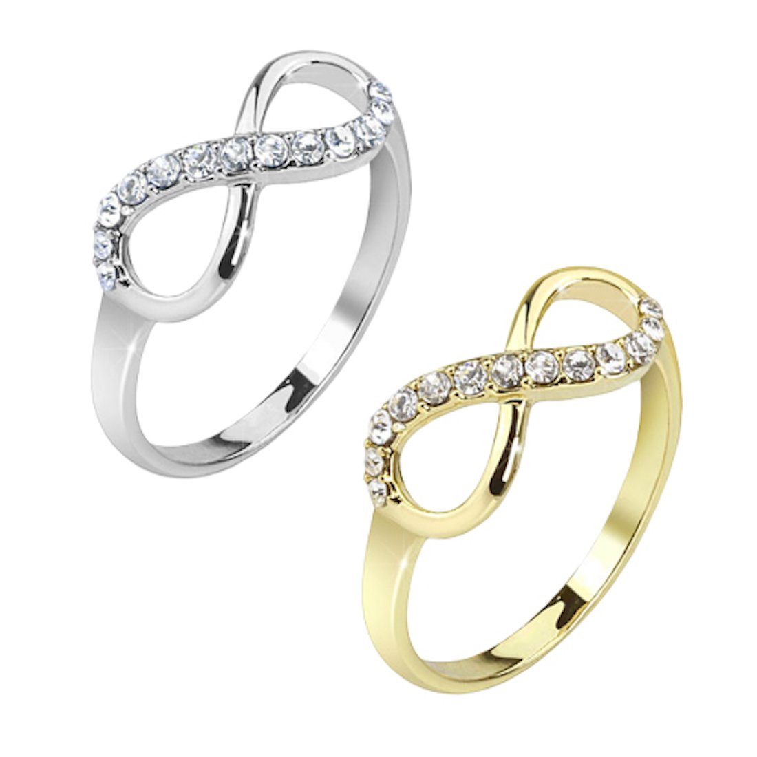 Taffstyle Fingerring Damen Ring Infinity Verlobungsring Damenring, Infinity günstig online kaufen