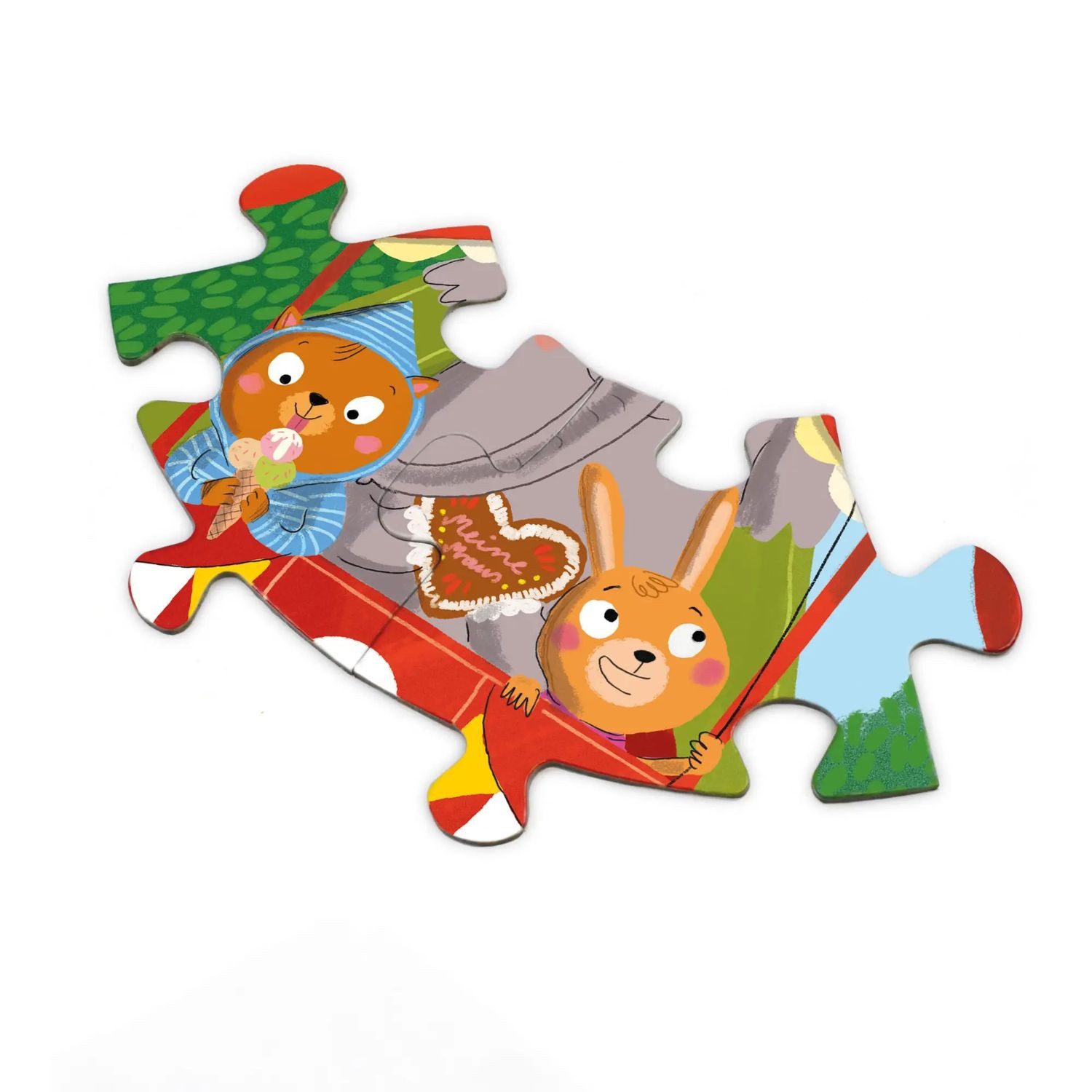 Magellan Puzzle Mein rundes Puzzle - Auf dem Riesenrad, Puzzleteile