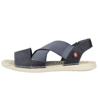 softinos Sandalen Leder/Textil Riemchensandalette