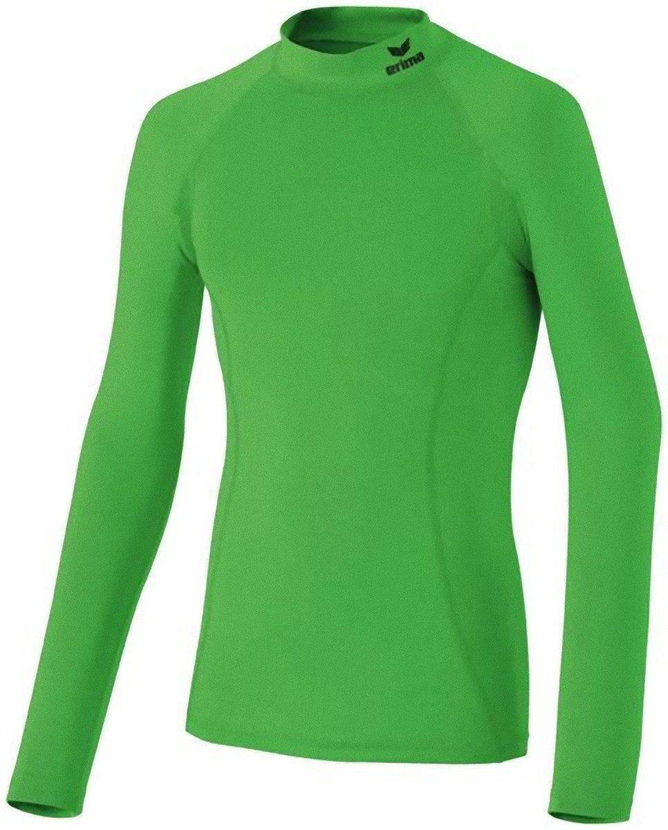 Erima Laufshirt Support Langarm Sportshirt Fussball Funktionsshirt Shirt Longsleeve Pullover Hellgrün