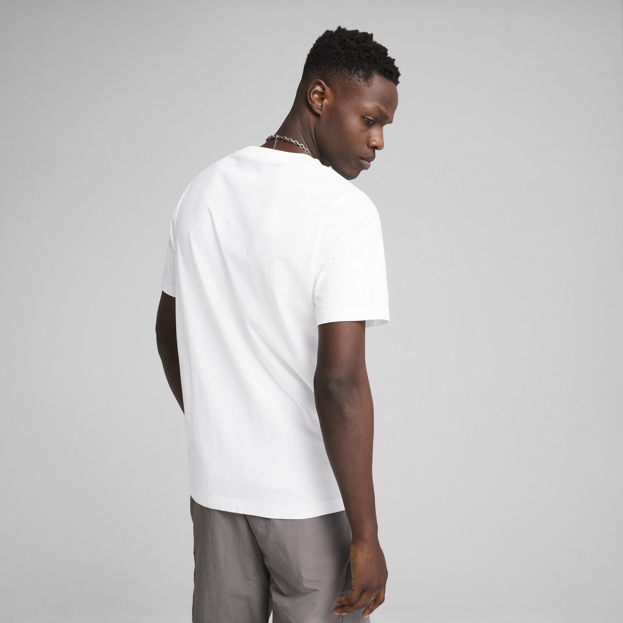 PUMA T-Shirt WARDROBE ESS T-Shirt Herren – Bild 4 von 5