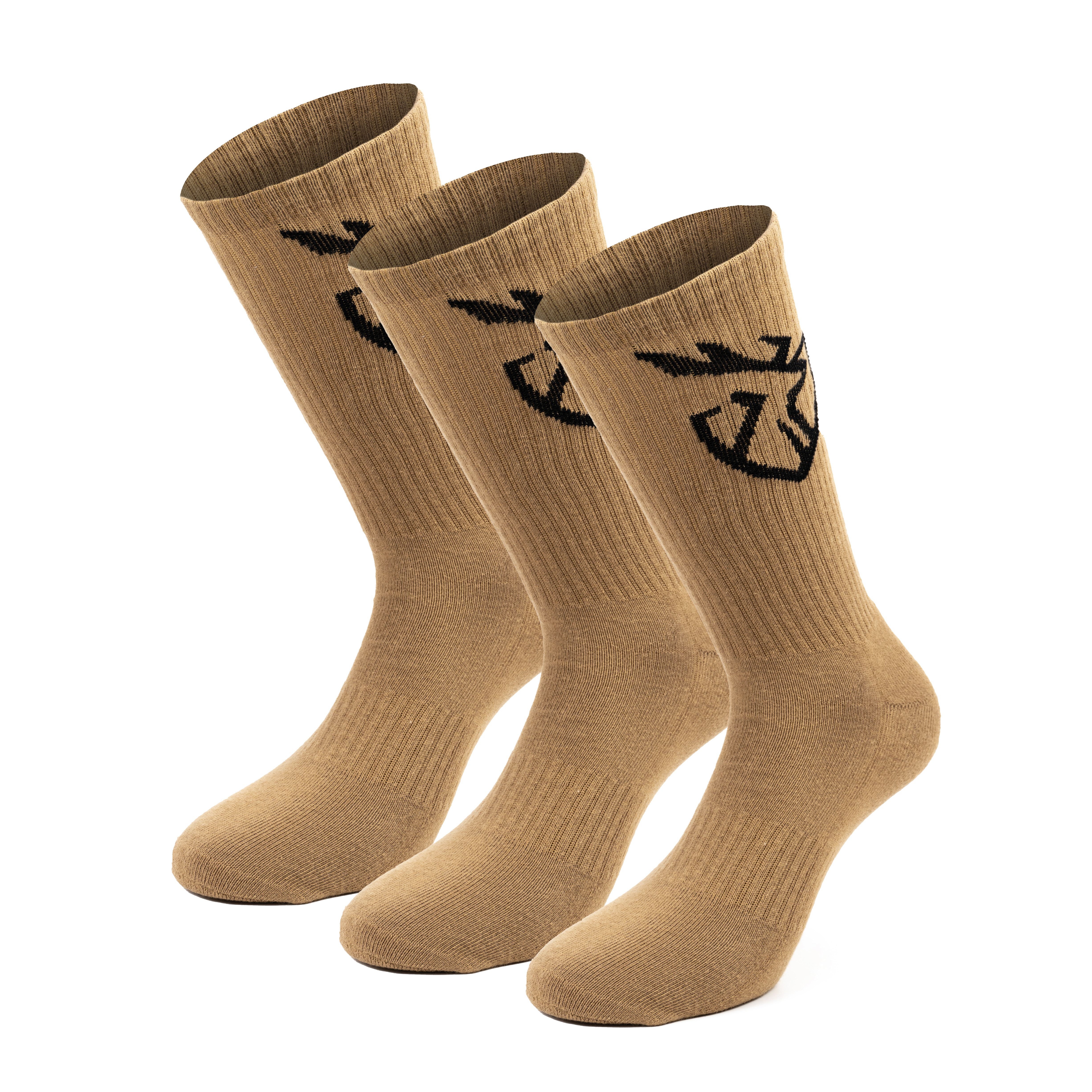 Strammer Max Performance® Sportsocken Sport Crew Socks (3-Paar) atmungsaktiv, schnell trocknend