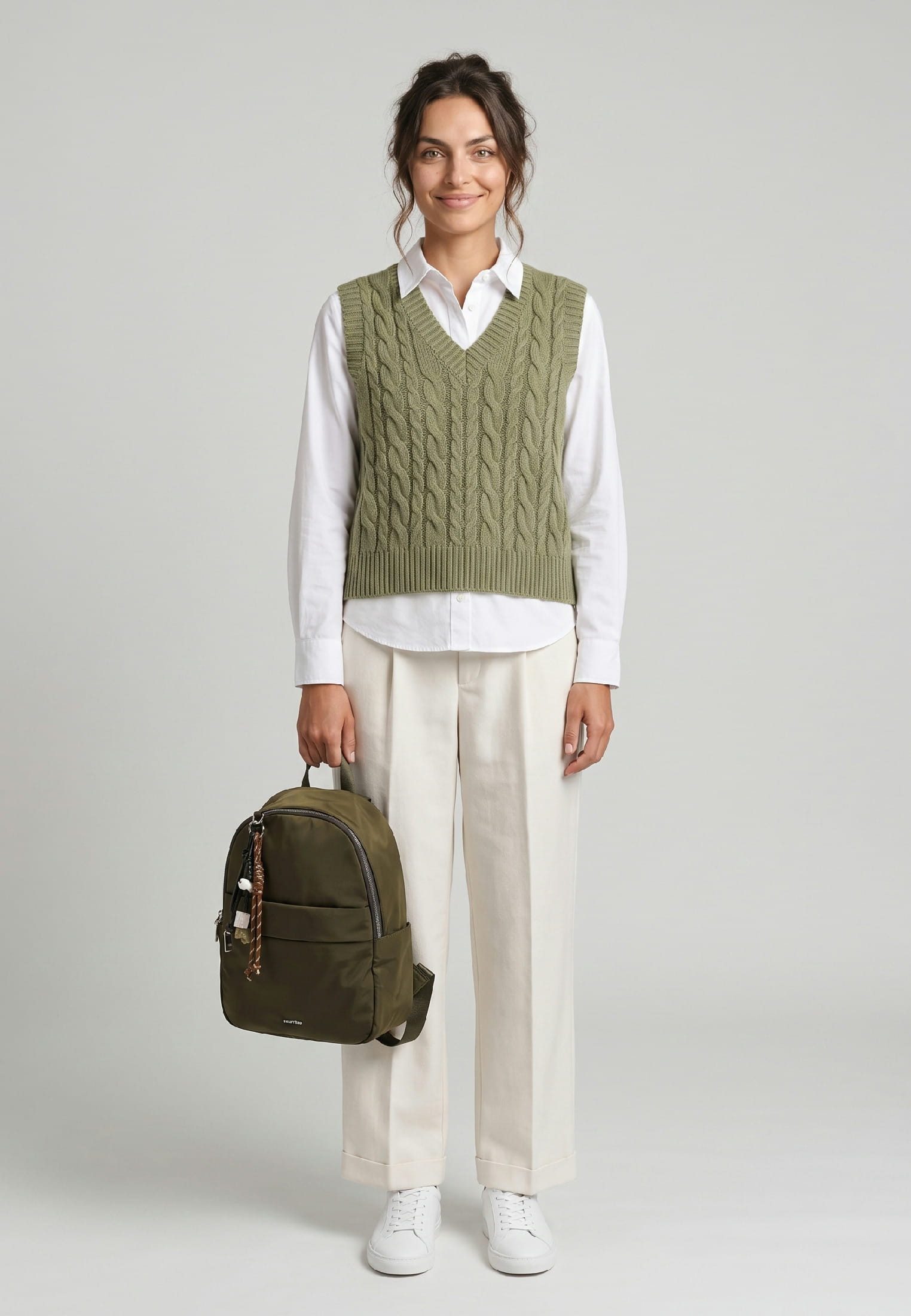 SURI FREY Cityrucksack SFY Sandey, Logo Patch