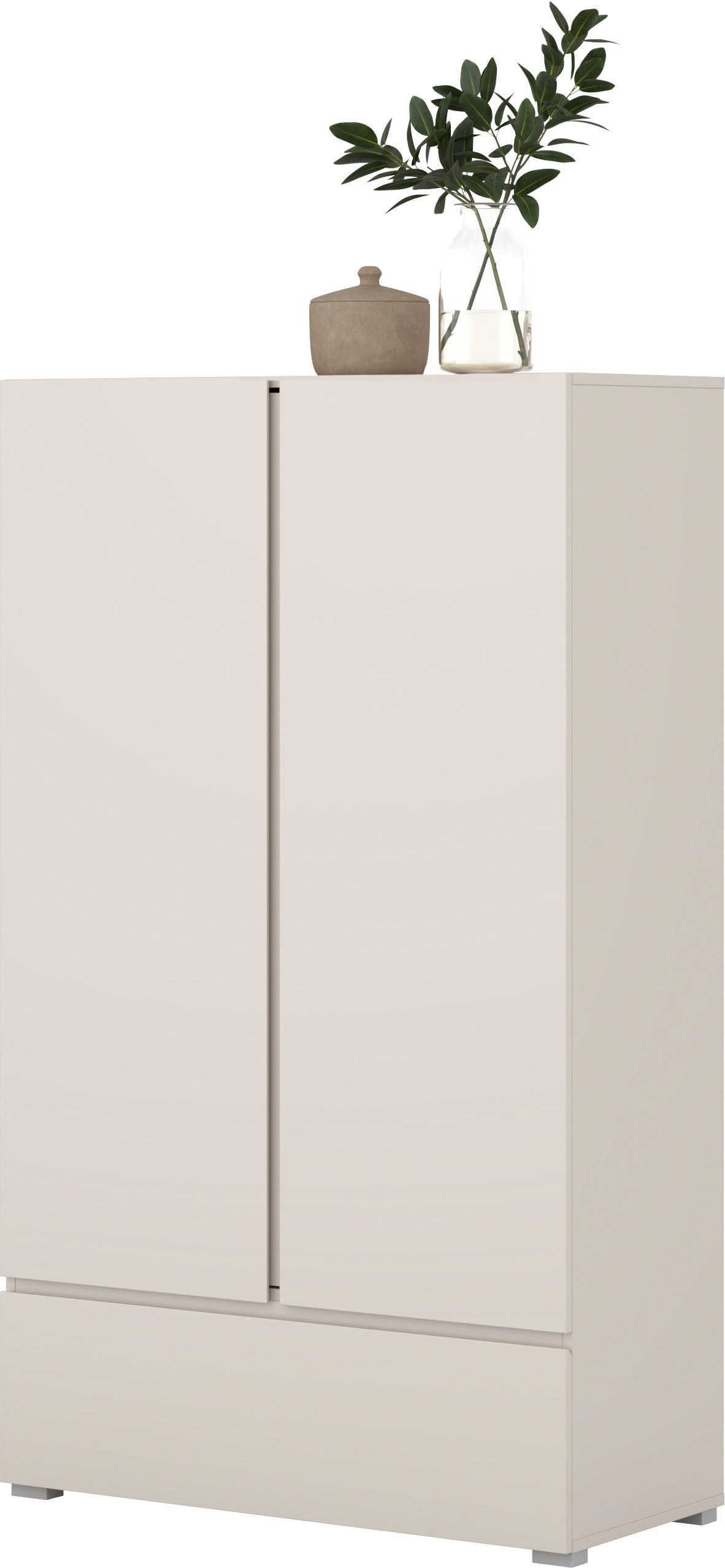 OTTO home Mehrzweckschrank Metric,Breite 89 cm, Highboard, Universalschrank, Garderobe Waescheschrank mit viel Stauraum, Einlegeböden verstellbar – Bild 4 von 5