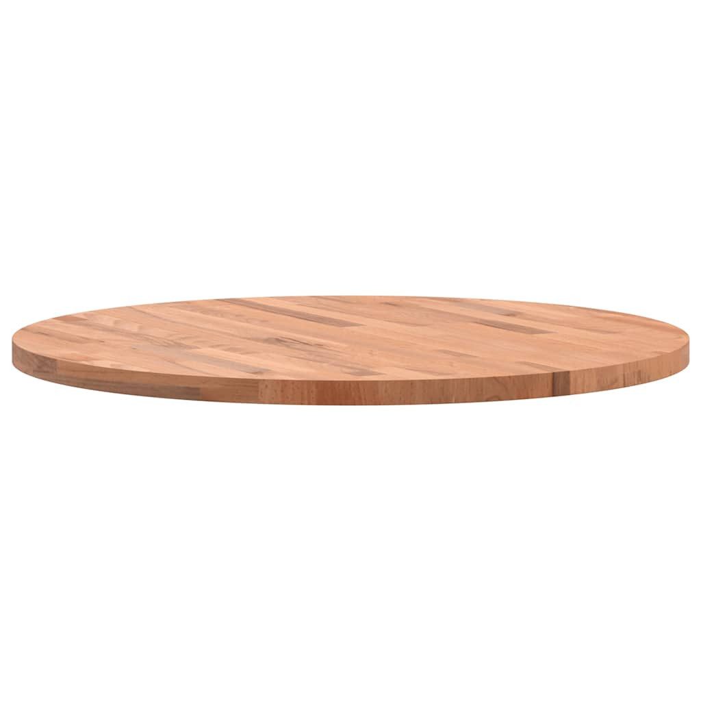 vidaXL Tischplatte Tischplatte Ø70x2,5 cm Rund Massivholz Buche (1 St)