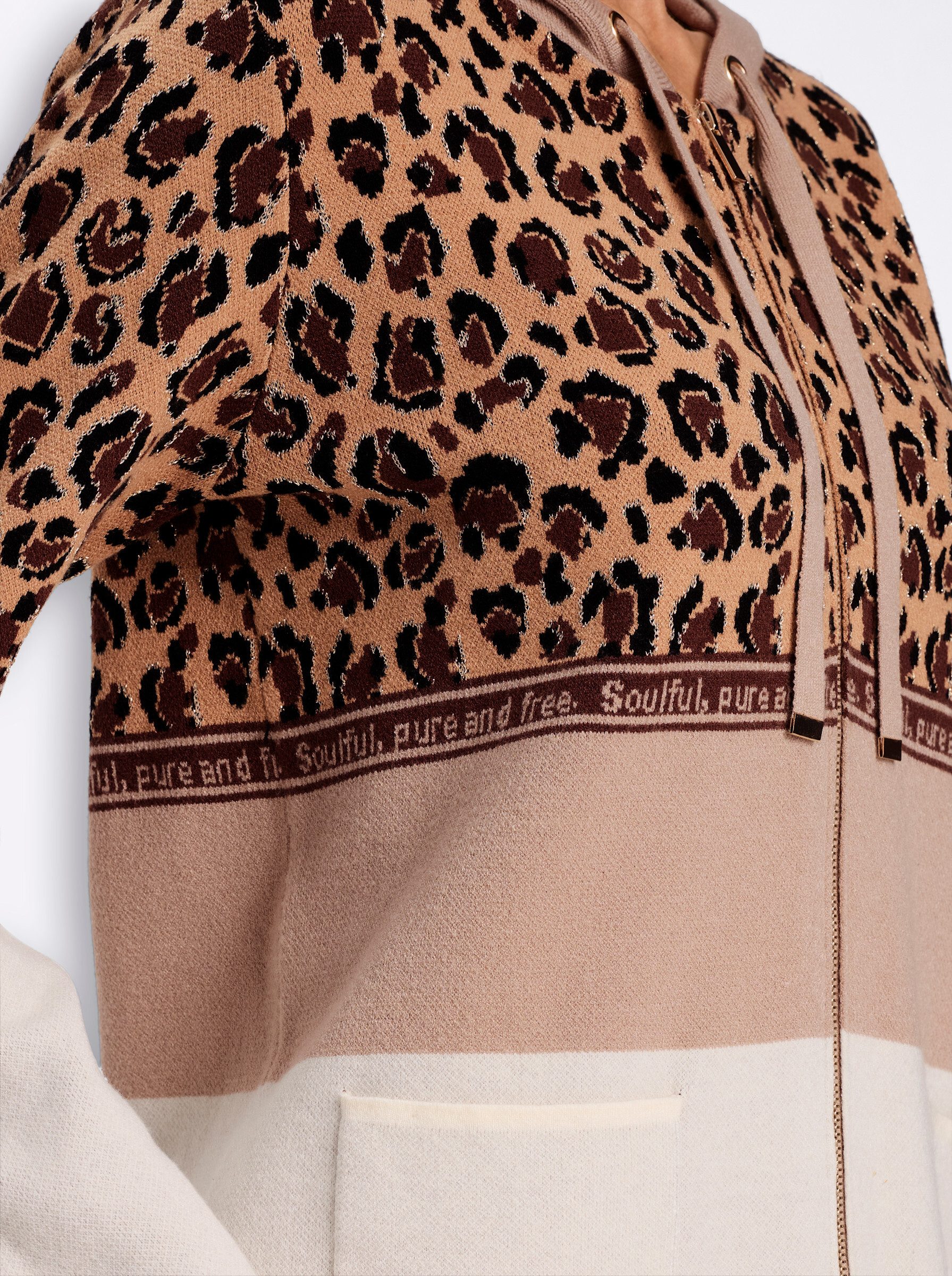 heine Strickjacke Strickjacke Langarm Jacquard