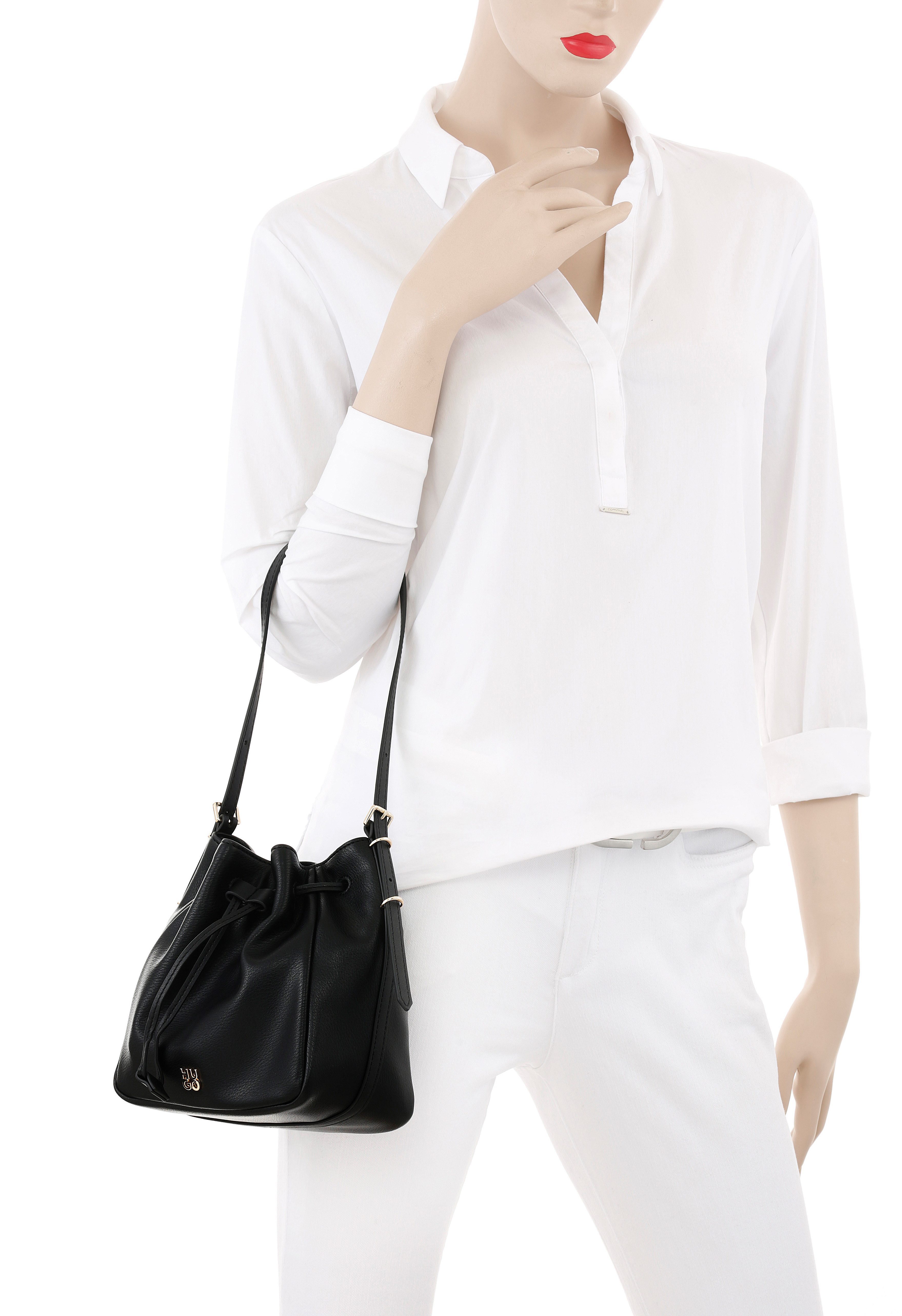 HUGO Beuteltasche Neeko, Umhängetasche mit Zugband, Drawstring Bag