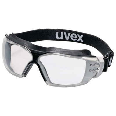 Uvex Arbeitsschutzbrille, (1St), supravision extreme schwarz/weiß