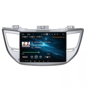 TAFFIO Für HYUNDAI TUCSON iX35 9" Touchscreen Android Autoradio GPS CarPlay Einbau-Navigationsgerät