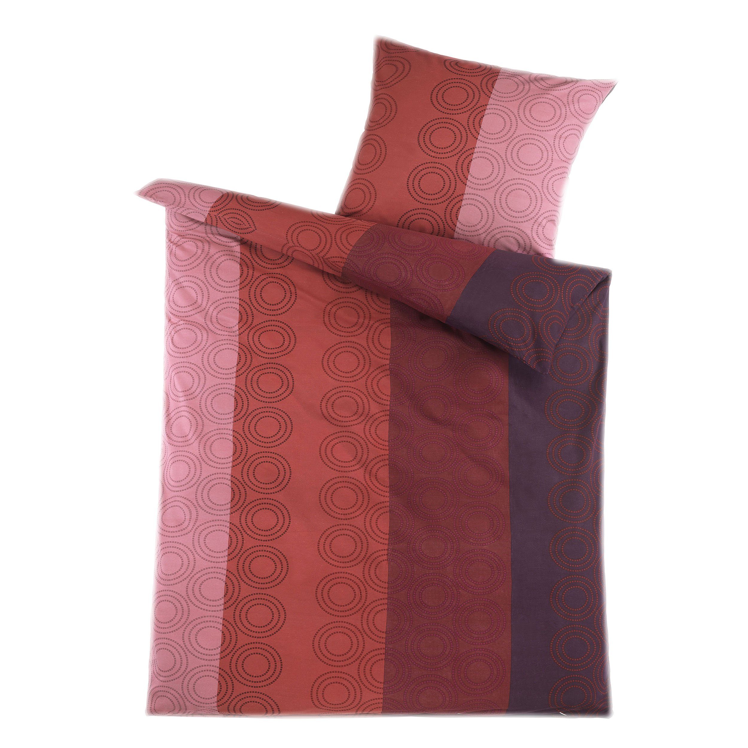 Casa Colori Bettwäsche Biber Wendebettwäsche 135x200 cm, Biber, 2 teilig, R günstig online kaufen