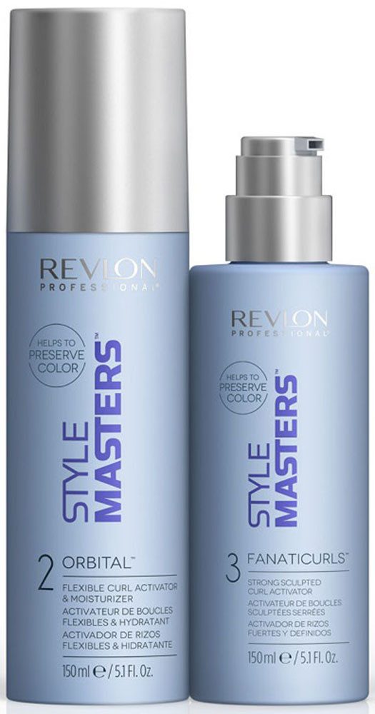 REVLON PROFESSIONAL Haarshampoo STYLE MASTERS CURLY ORBITAL, Unterstützt Naturlocken mit glänzendem Finish, spendet Feuchtigkeit.