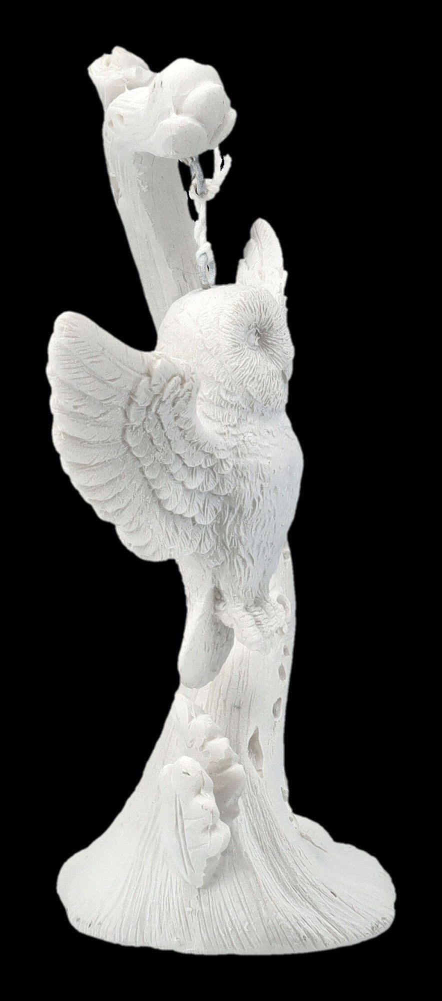 Eulen Tierfigur Tiere Shop Figur - - Dekofigur GmbH Flight Figuren Dekoration Tierfigur weiß