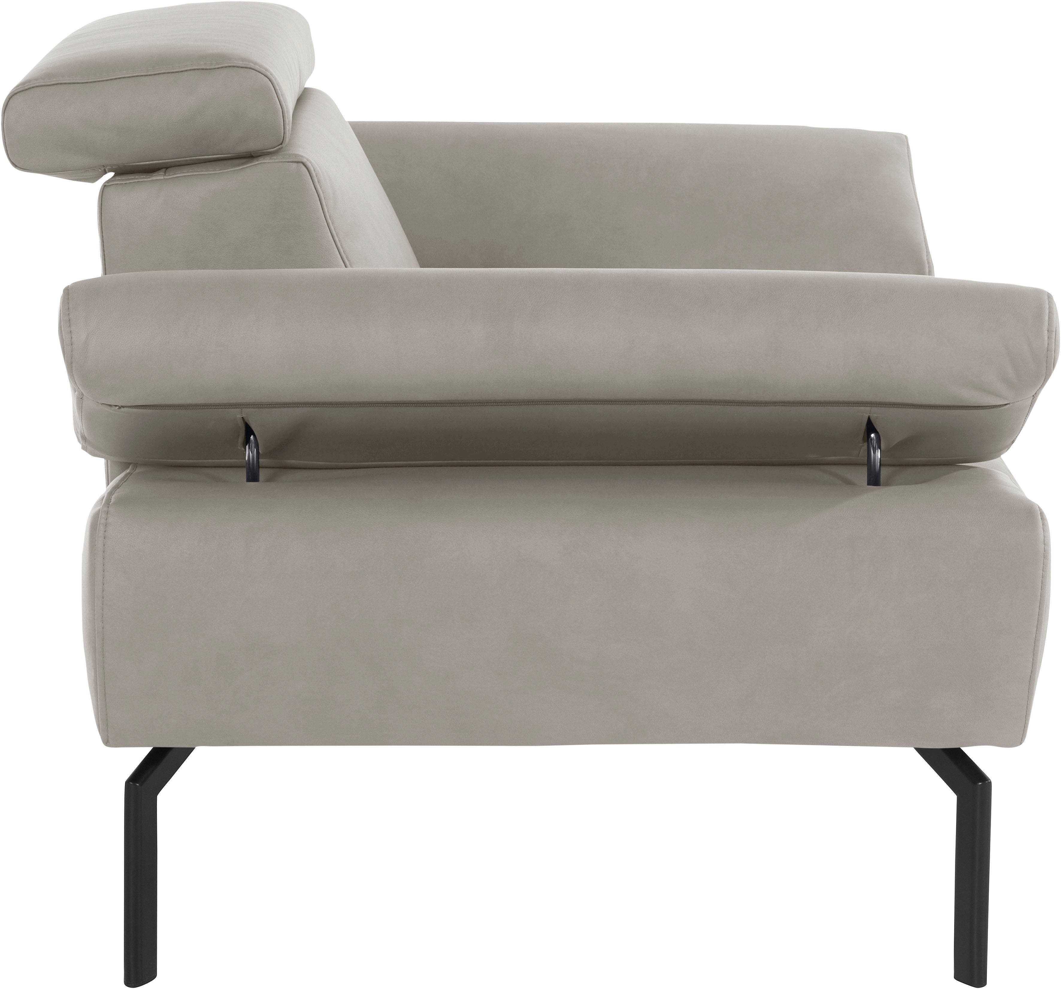 Places of mit Sessel Rückenverstellung, in Luxus, Lederoptik Trapino Style wahlweise Luxus-Microfaser