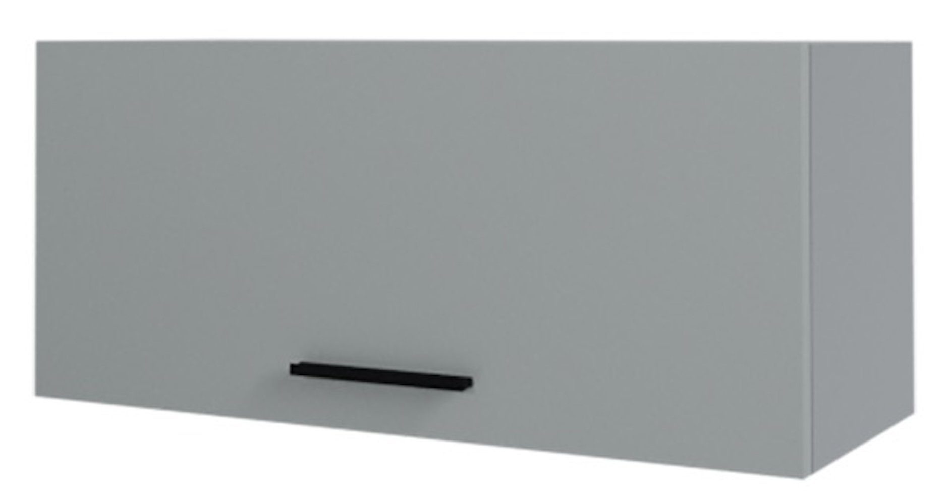 Feldmann-Wohnen Klapphängeschrank Bonn (Bonn, Küchenhängeschrank) 80cm Front- und Korpusfarbe wählbar mit Klappe dust grey matt