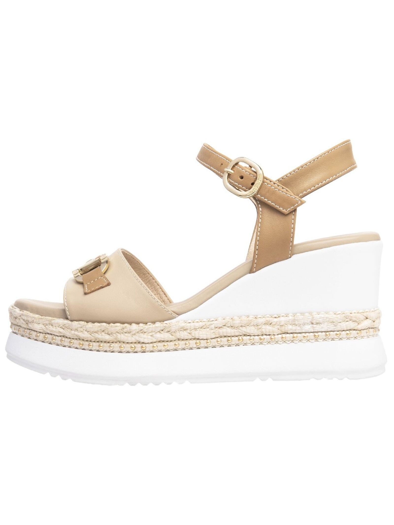Nero Giardini Nero Giardini Sandalen Leder Keilsandalette günstig online kaufen