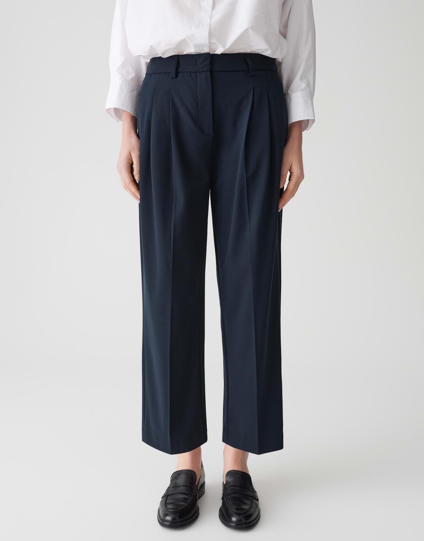 OPUS PANTS Stoffhose LESSIEH mit Komfortbund Ankle, Recycled Polyester, ela günstig online kaufen