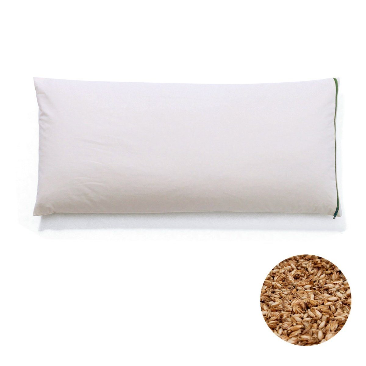 mudis Dinkelkörnerkissen, Füllung: Dinkelspelzen, Bezug: Baumwolle kbA, Seitenschläfer, Rückenschläfer, Bauchschläfer, Füllung variabel