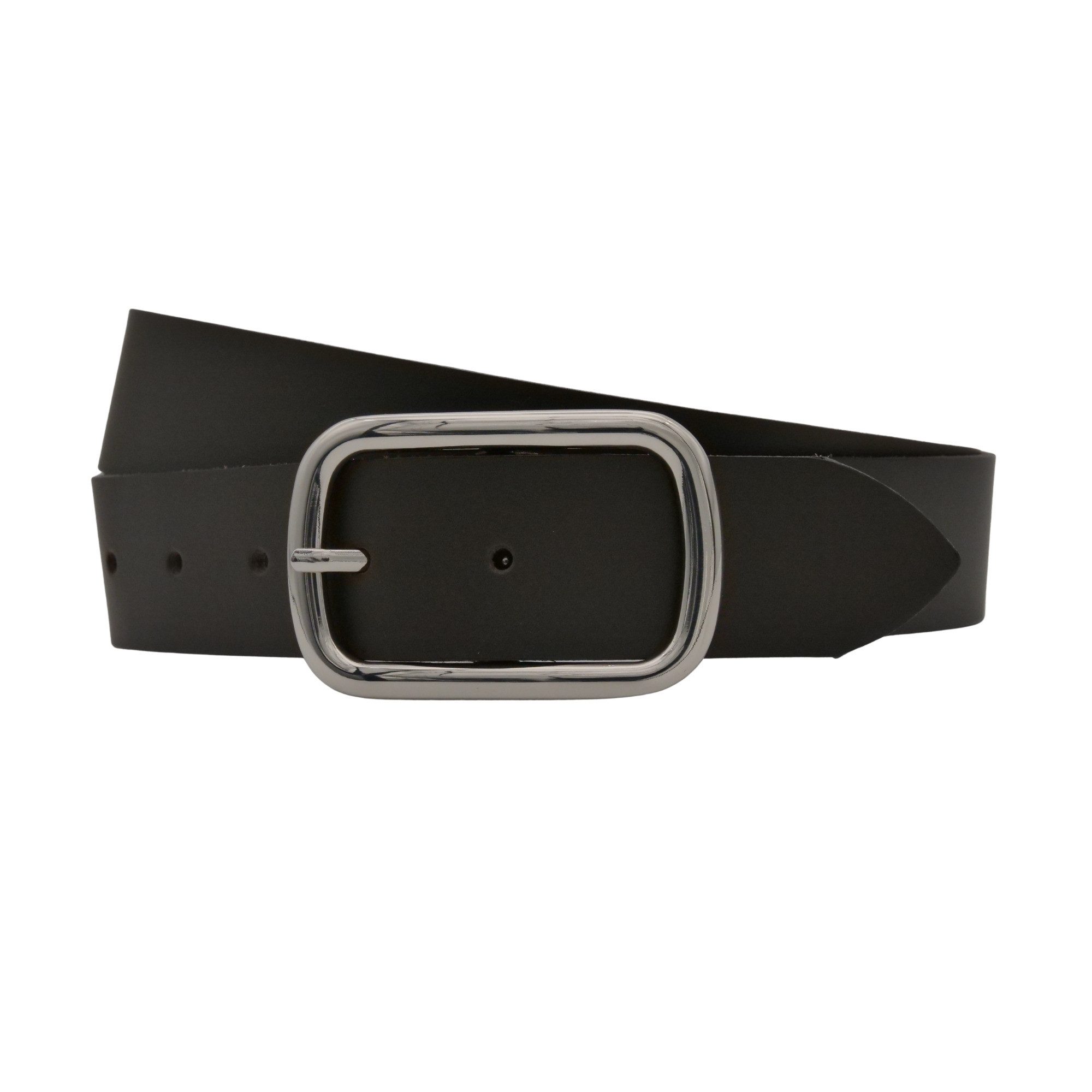 Ledergürtel AnnaMatoni Damen Ledergürtel Basic Gürtel 3,5cm breit echt
