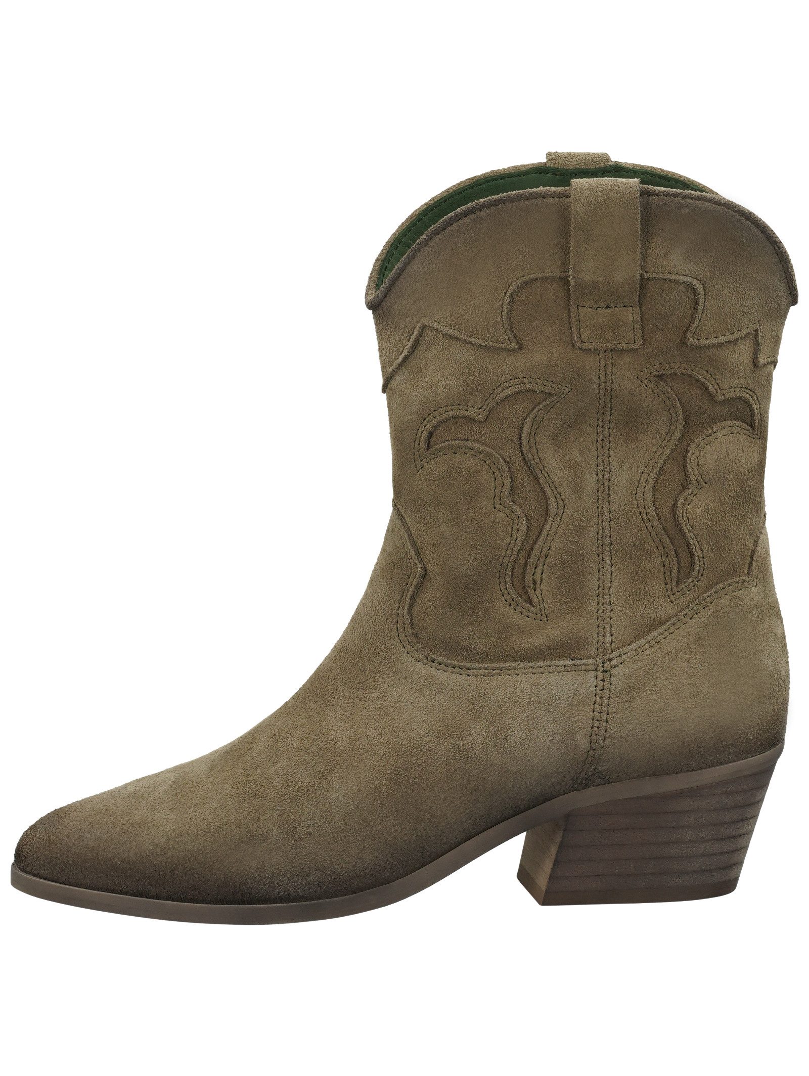 Felmini Stiefelette Leder Cowboy Stiefelette günstig online kaufen
