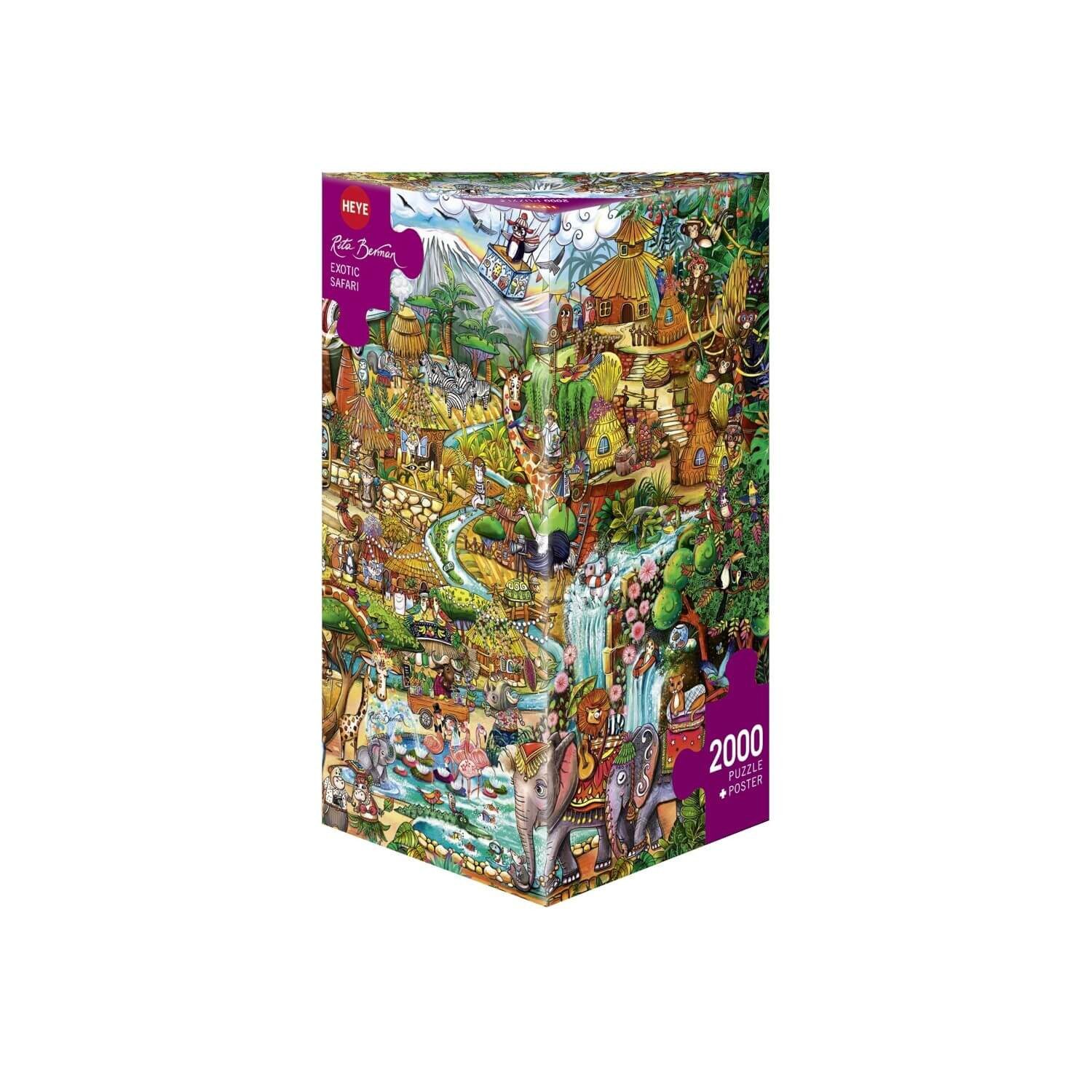 HEYE Puzzle Exotic Safari, 2000 Puzzleteile