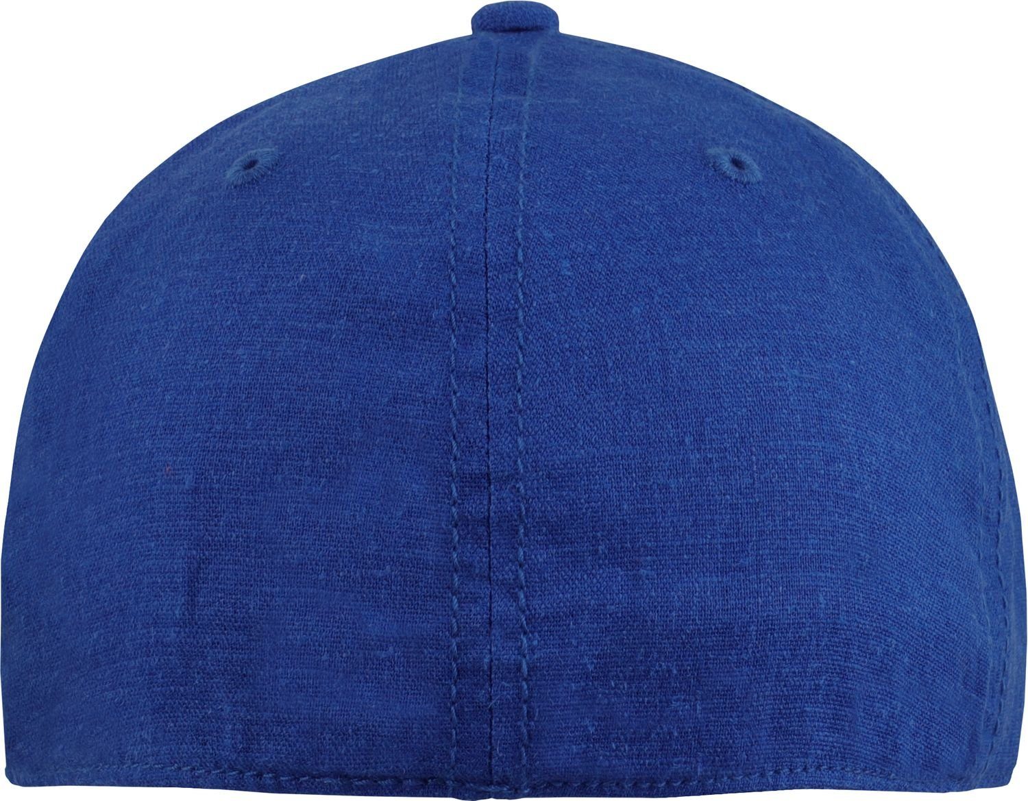Leinen Kappe chillouts Baseball 42-blue aus (intense) & Cap Baumwolle elastische