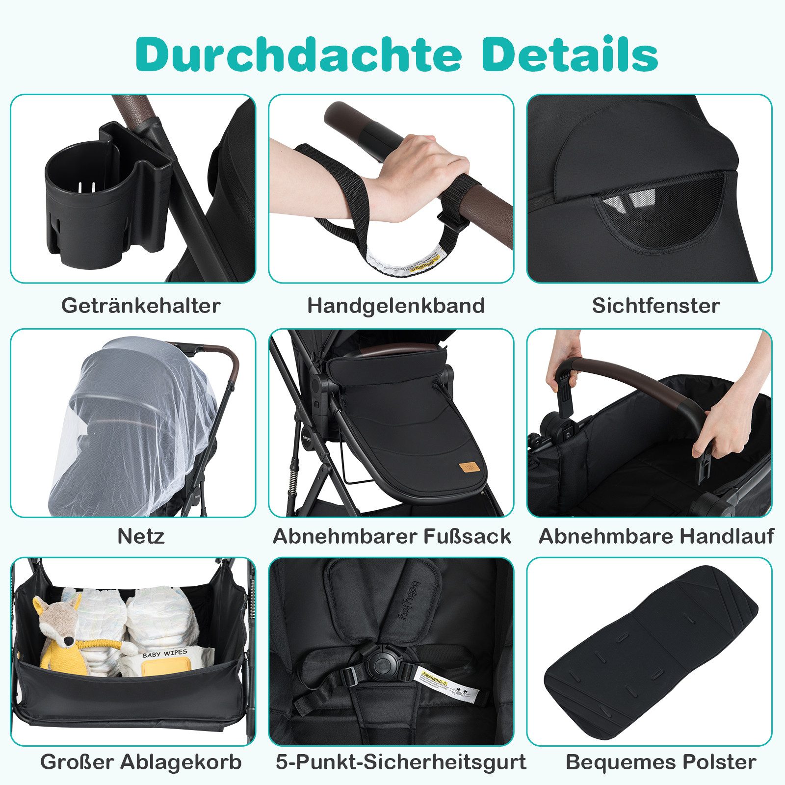 COSTWAY Reisebuggy - Bild 5