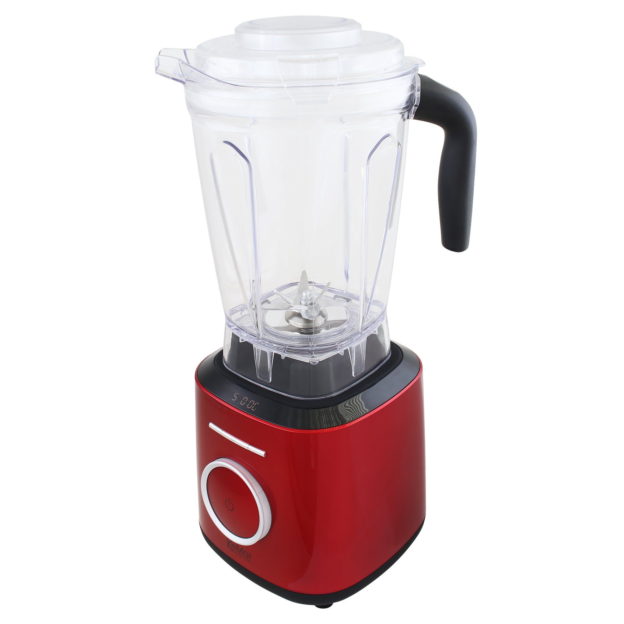 KeMar Kitchenware Standmixer KSB-300, 1500 W, Touch Display, 6 Programme, Pulsefunktion