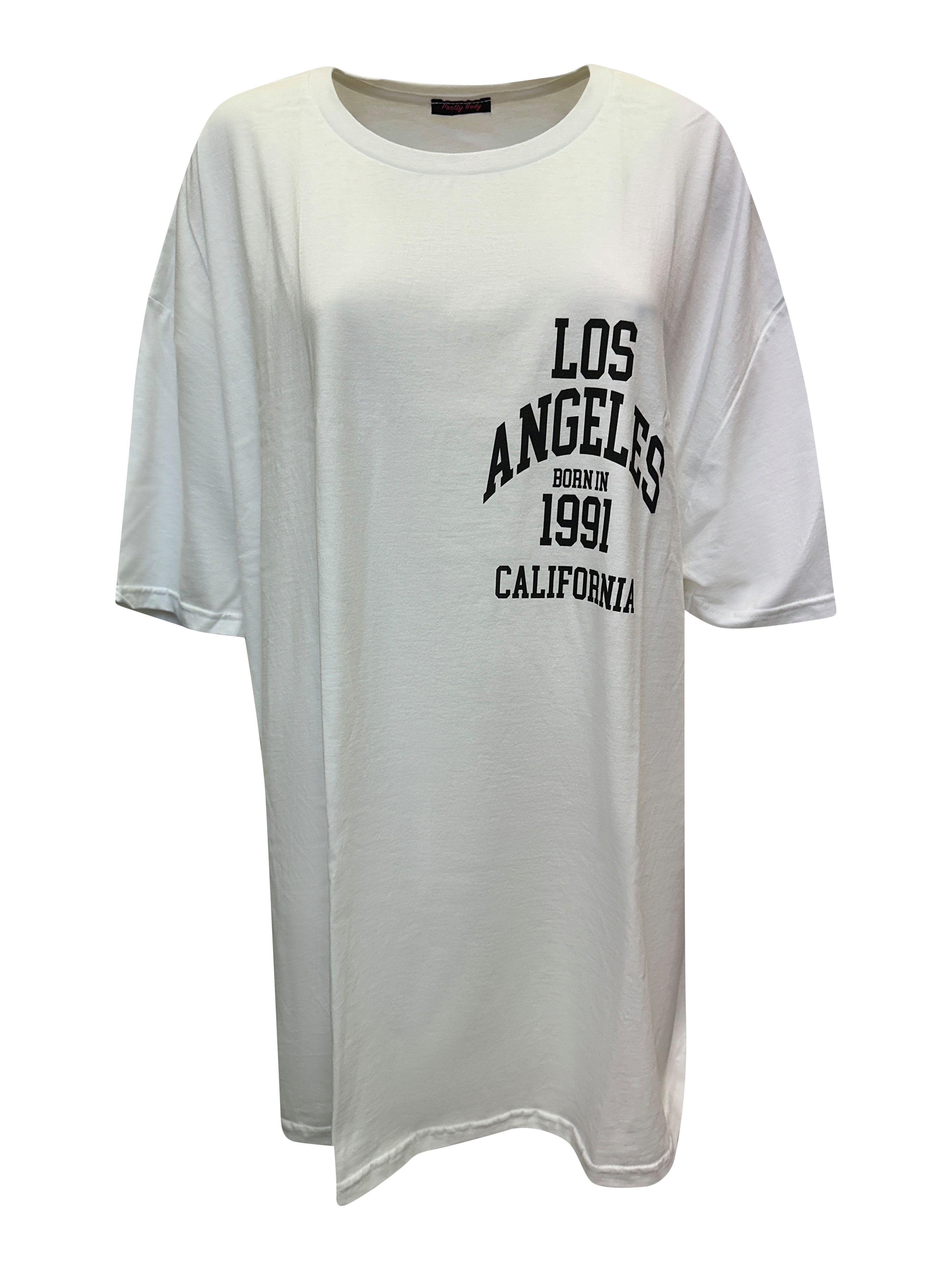Worldclassca T-Shirt Worldclassca Oversized Print LA günstig online kaufen