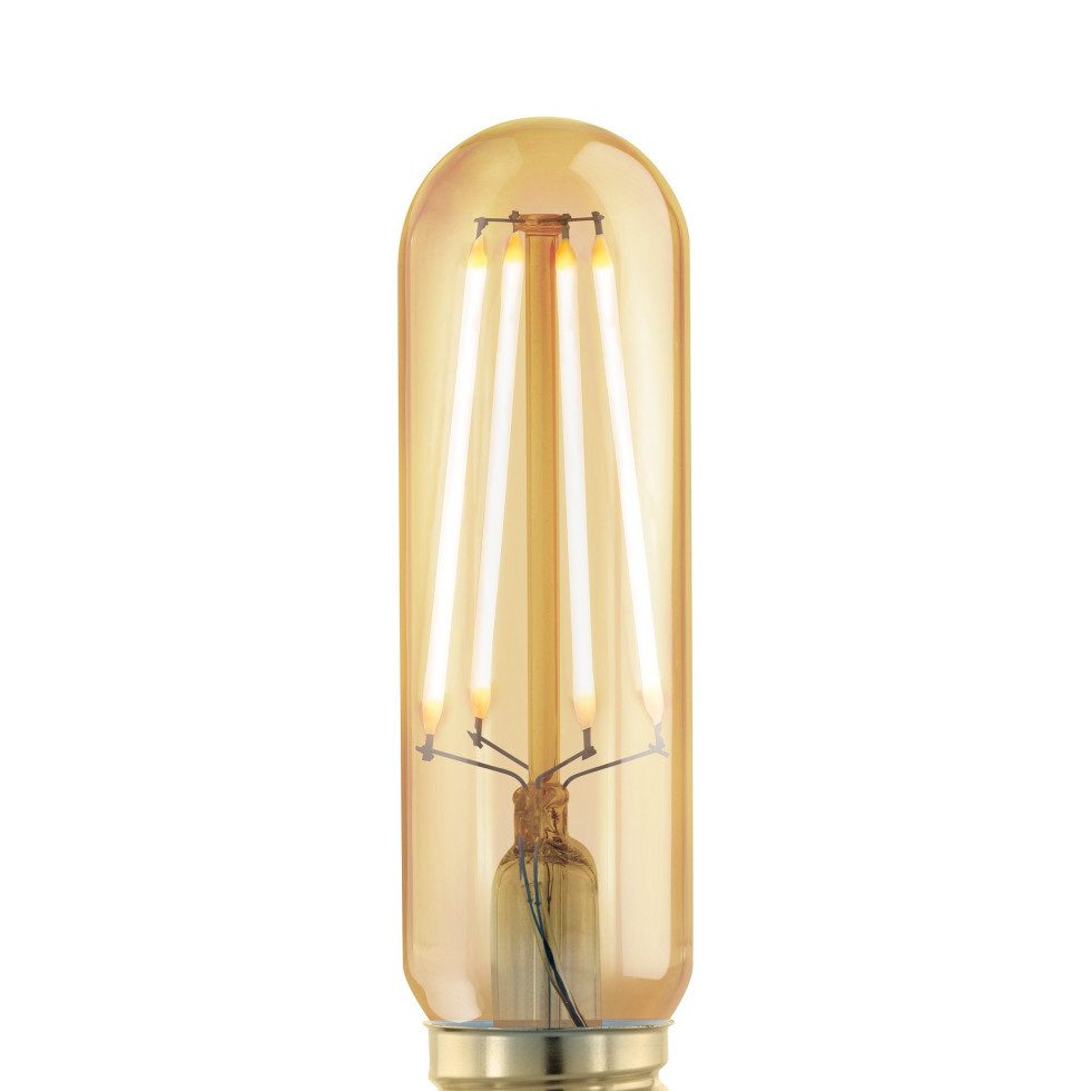 EGLO LED-Leuchtmittel Eglo LED Stablampe T32 E27 4W amber, Dimmbar
