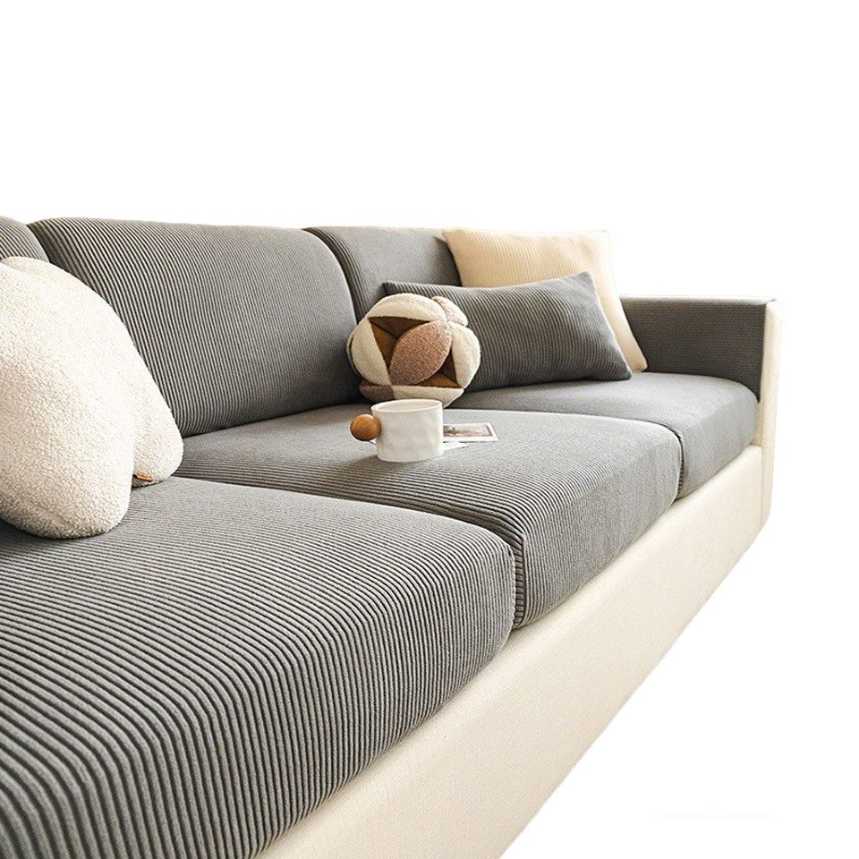 Minicloss Sofahusse 1/2/3/4 Sitz, Stretch Sofa Sitzkissenbezug, Rutschfester Sofa Überzug, Waschbarer Sofabezug, Universeller Couch Überzug, Pflegeleicht