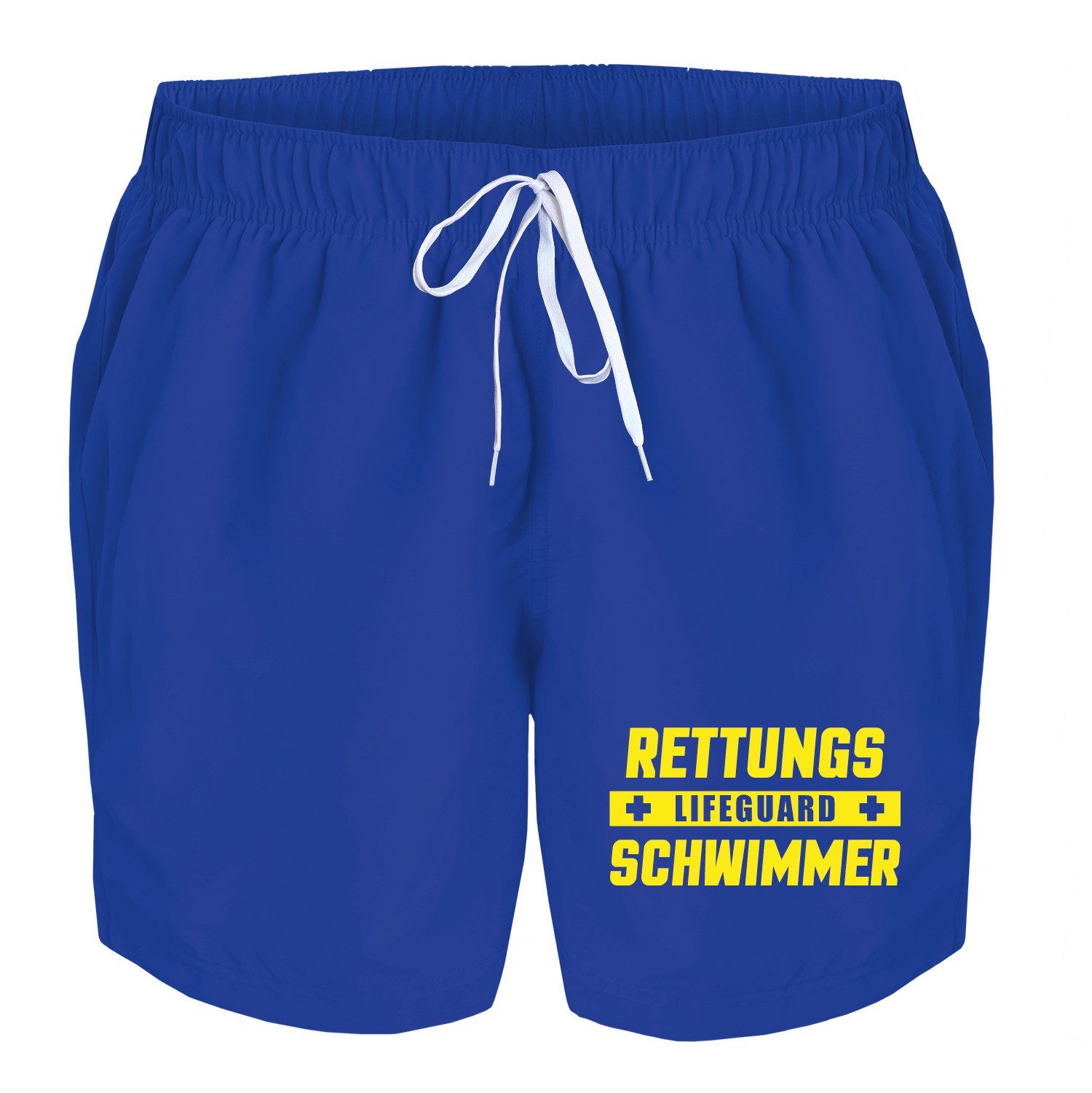 deinshirt Badehose Schwimmshorts Lifeguard Rettungsschwimmer Integrierter günstig online kaufen