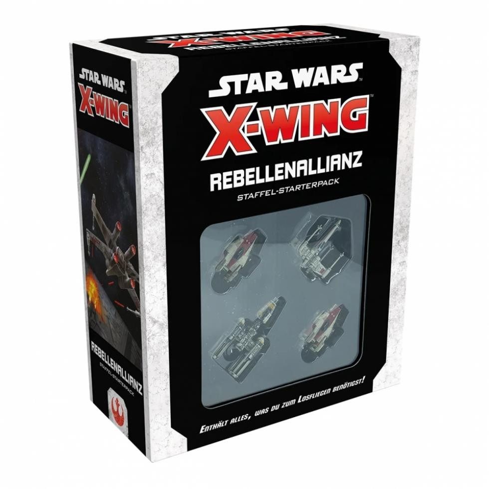 Atomic Mass Games Spiel, Star Wars - X-Wing 2. Edition - Rebellenallianz Staffel-Starterpack - deutsch