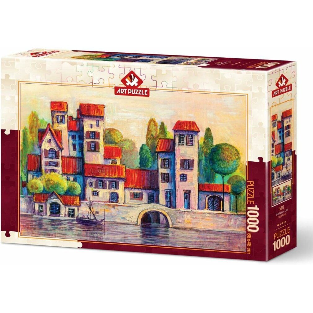 ART PUZZLE Puzzle Puzzle Naturstadt 1000 Teile, Puzzleteile