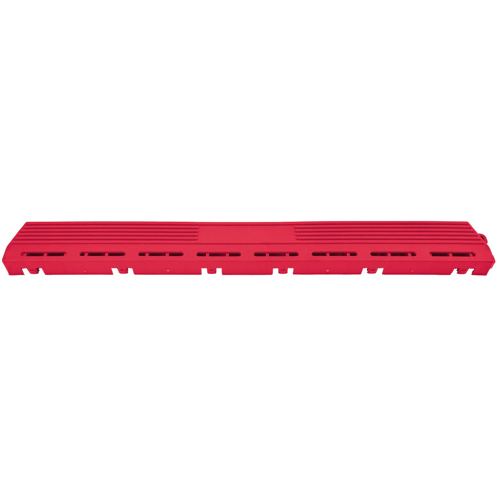 RAMROXX Klickfliese Performance Bodenfliesen Garagenboden Seitenteil Rampe Rot Typ B