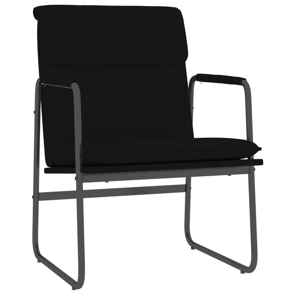 vidaXL Sessel Loungesessel Schwarz 55x64x80 cm Kunstleder (1-St) von VIDAXL