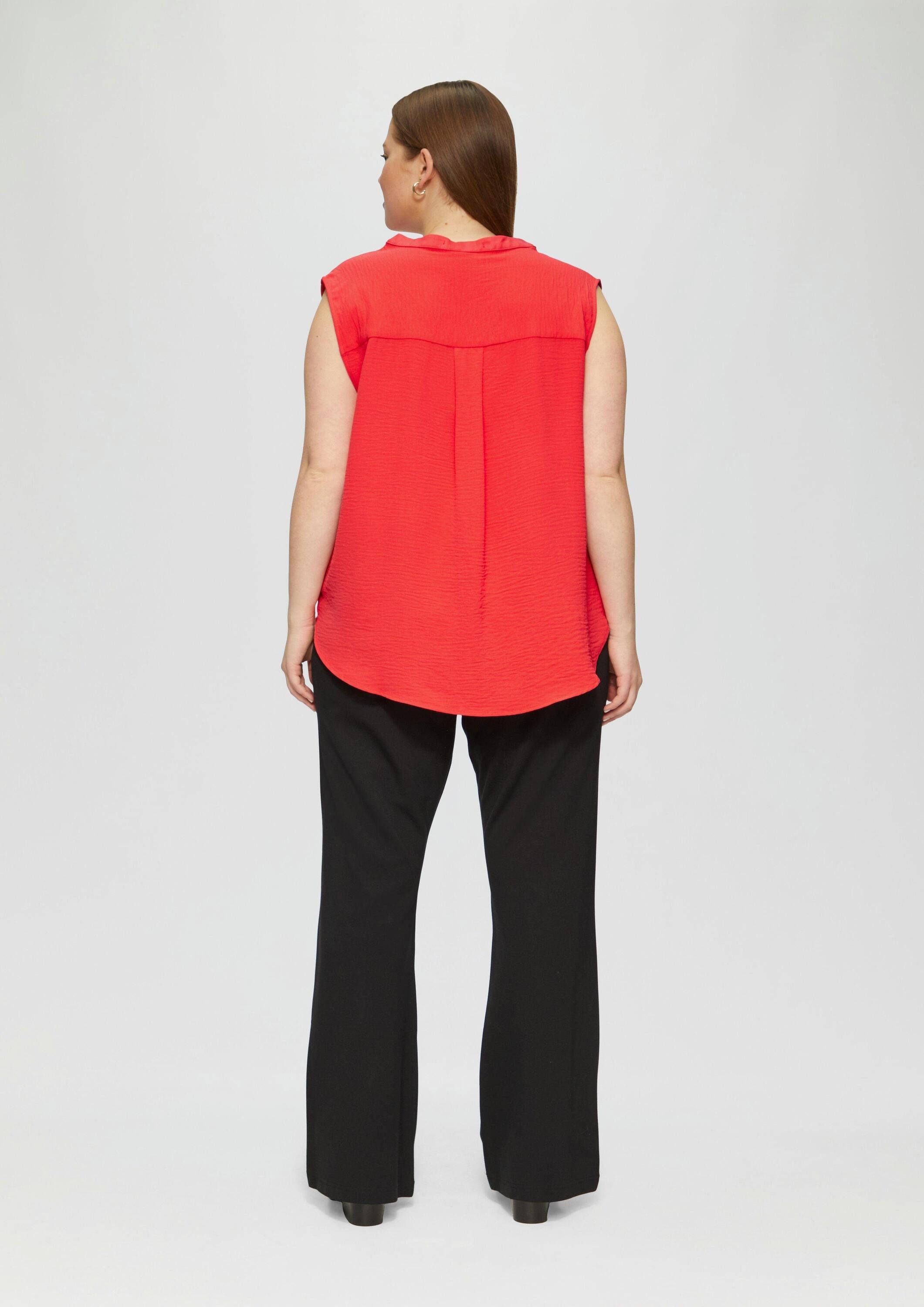 QS Langarmbluse Bluse Feminines Blusentop