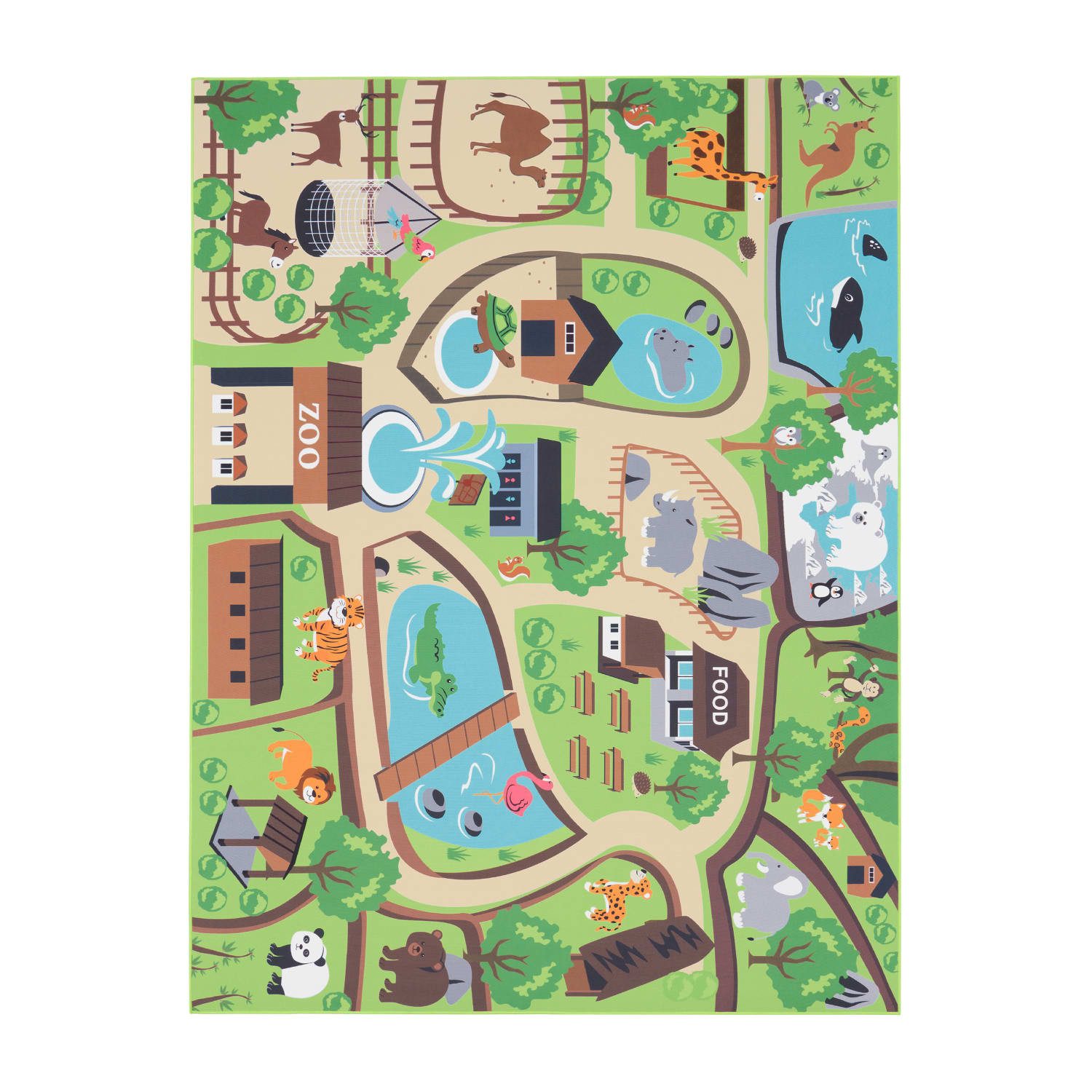 TT Home Teppich Kinderzimmer, Rechteckig, Höhe: 4 mm, Kinderzimmerteppich Teppich Junge Mädchen Kinderteppich Baby Rutschfes