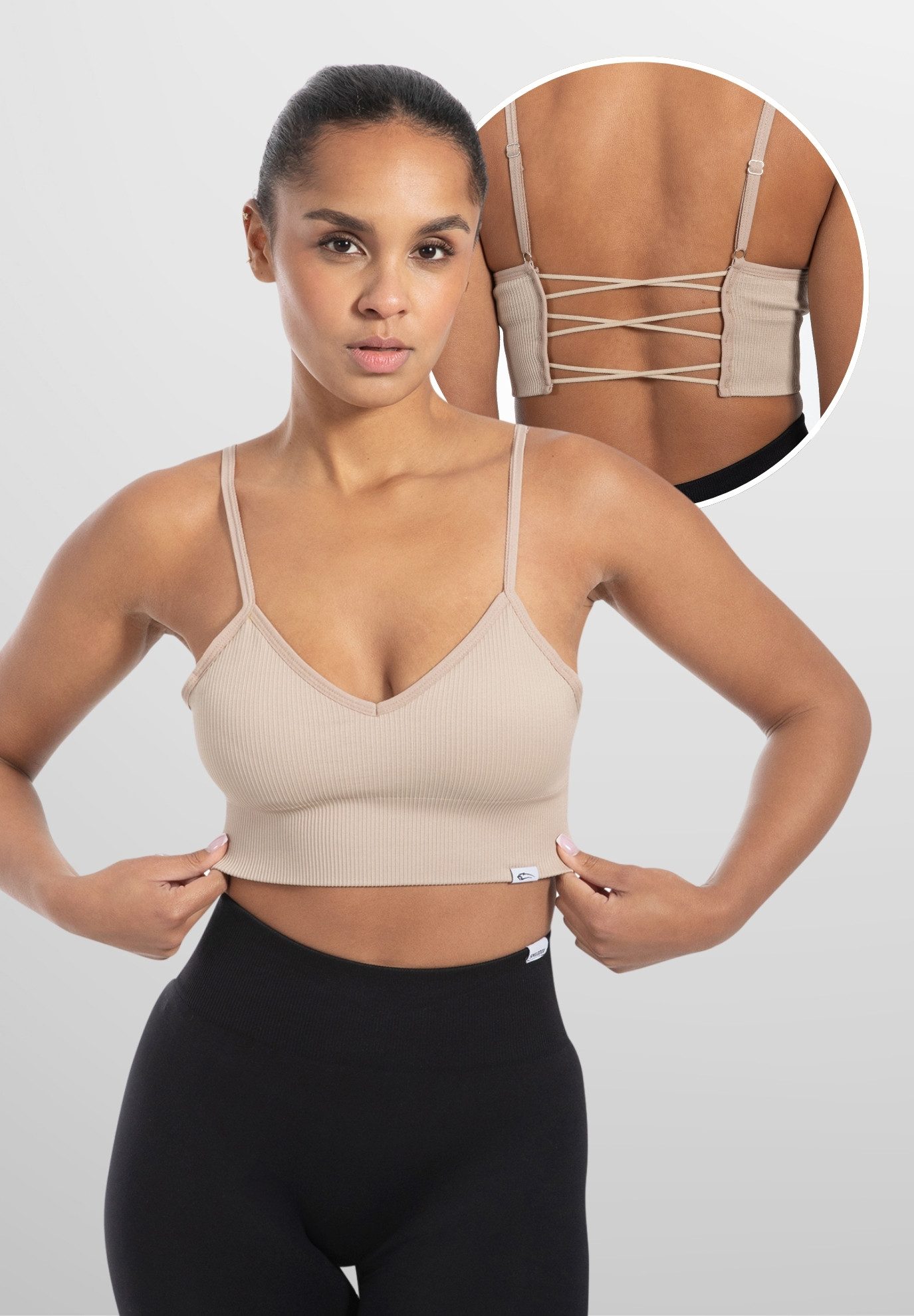 Sport-BH Alma, Herausnehmbare Cups, Shaped Fit Yoga Bra