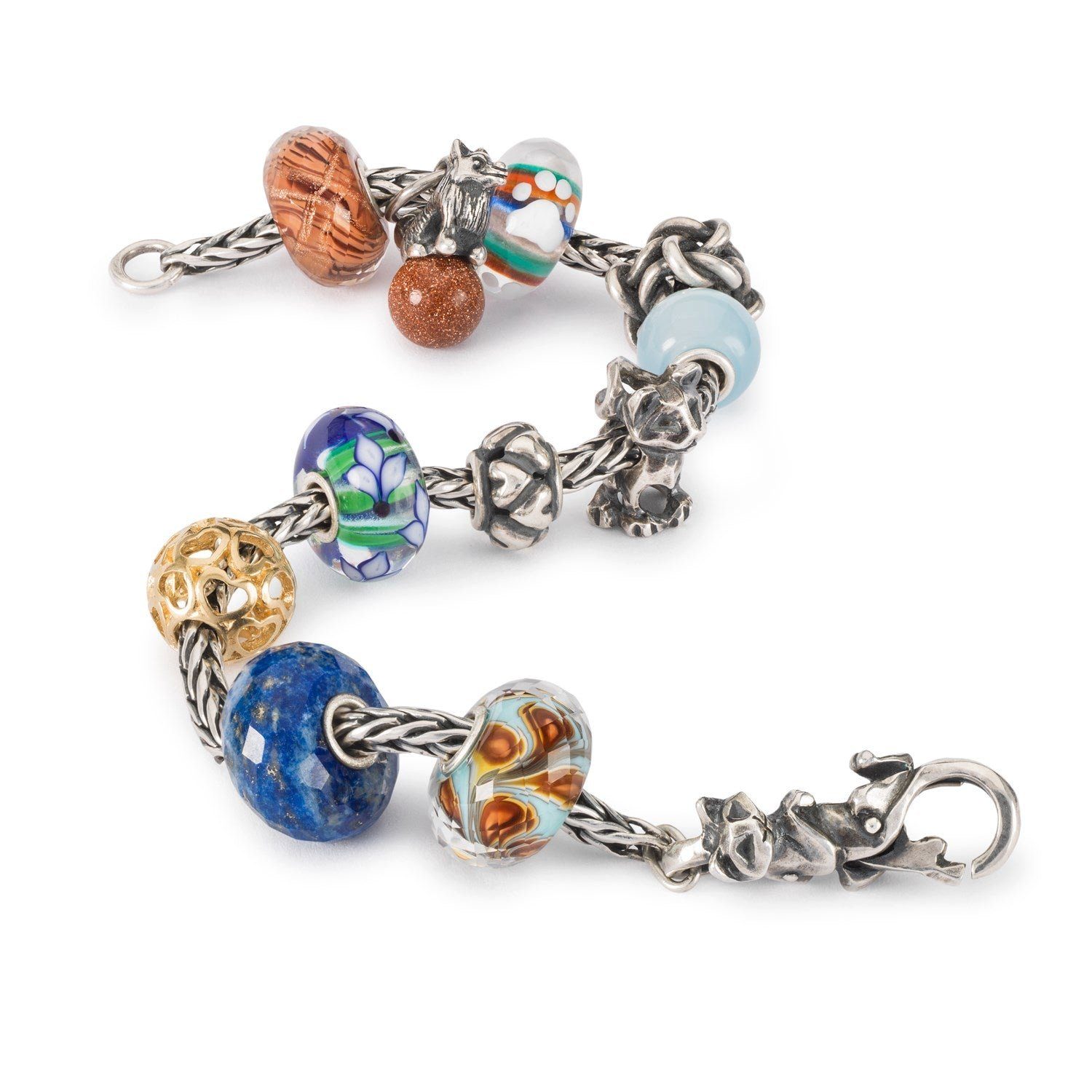 Trollbeads Kettenverlängerung Katzenatt... Trollbeads Kettenverlängerung Katzenatt...