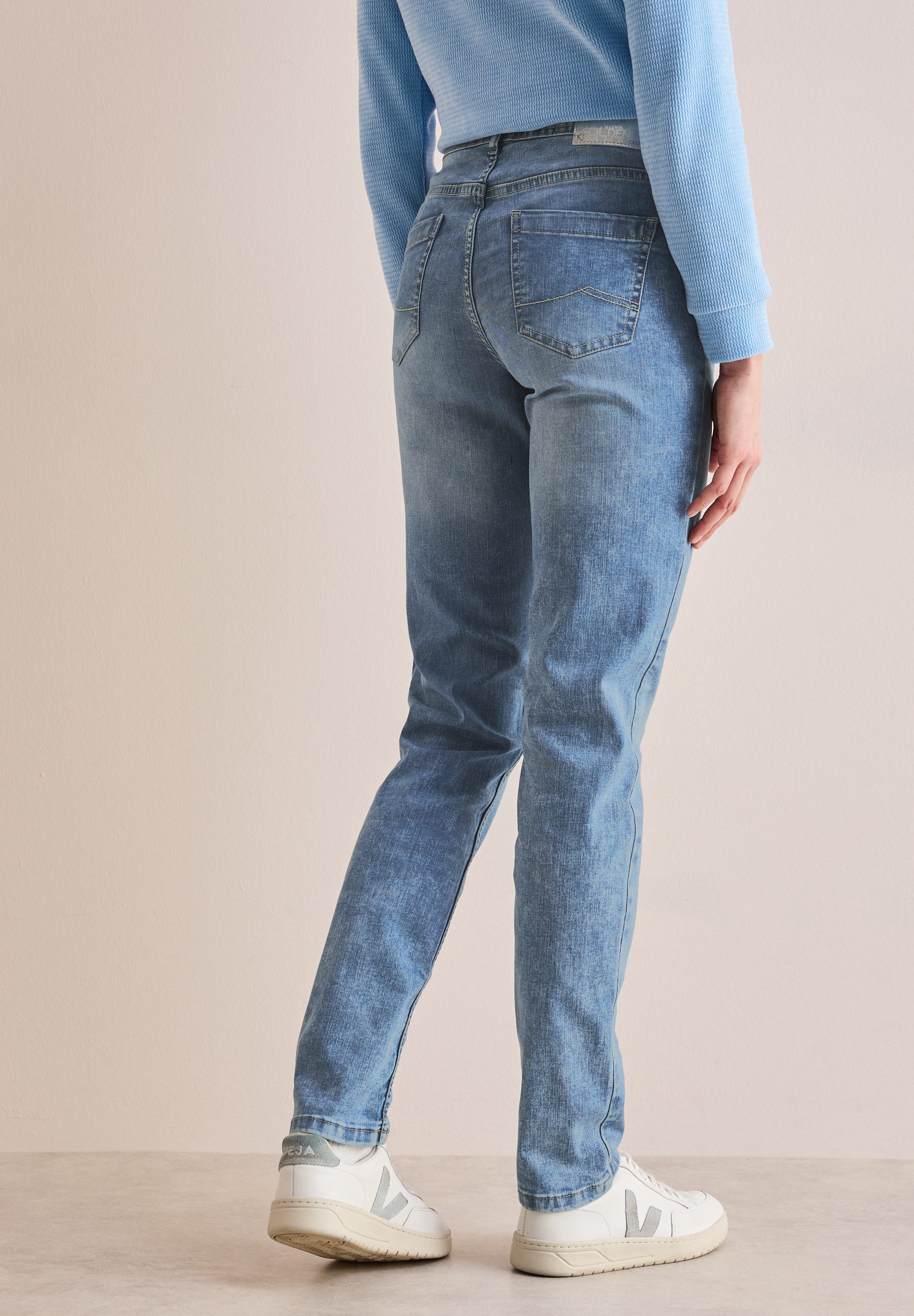Cecil Slim-fit-Jeans, High Waist günstig online kaufen