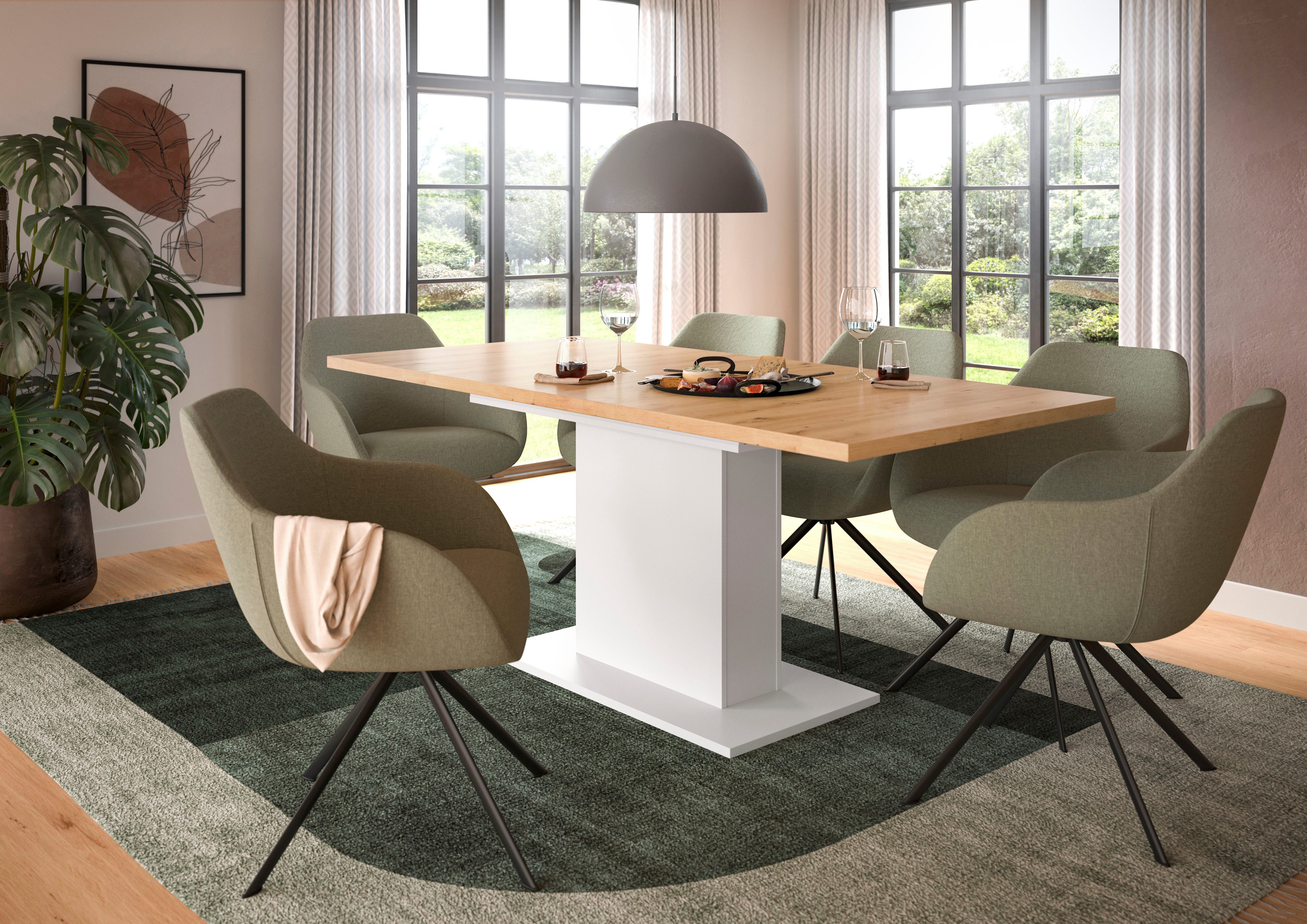 INOSIGN Esstisch Motus, ausziehbar 150 -190 cm, inklusive 40 cm Einlegeplat günstig online kaufen
