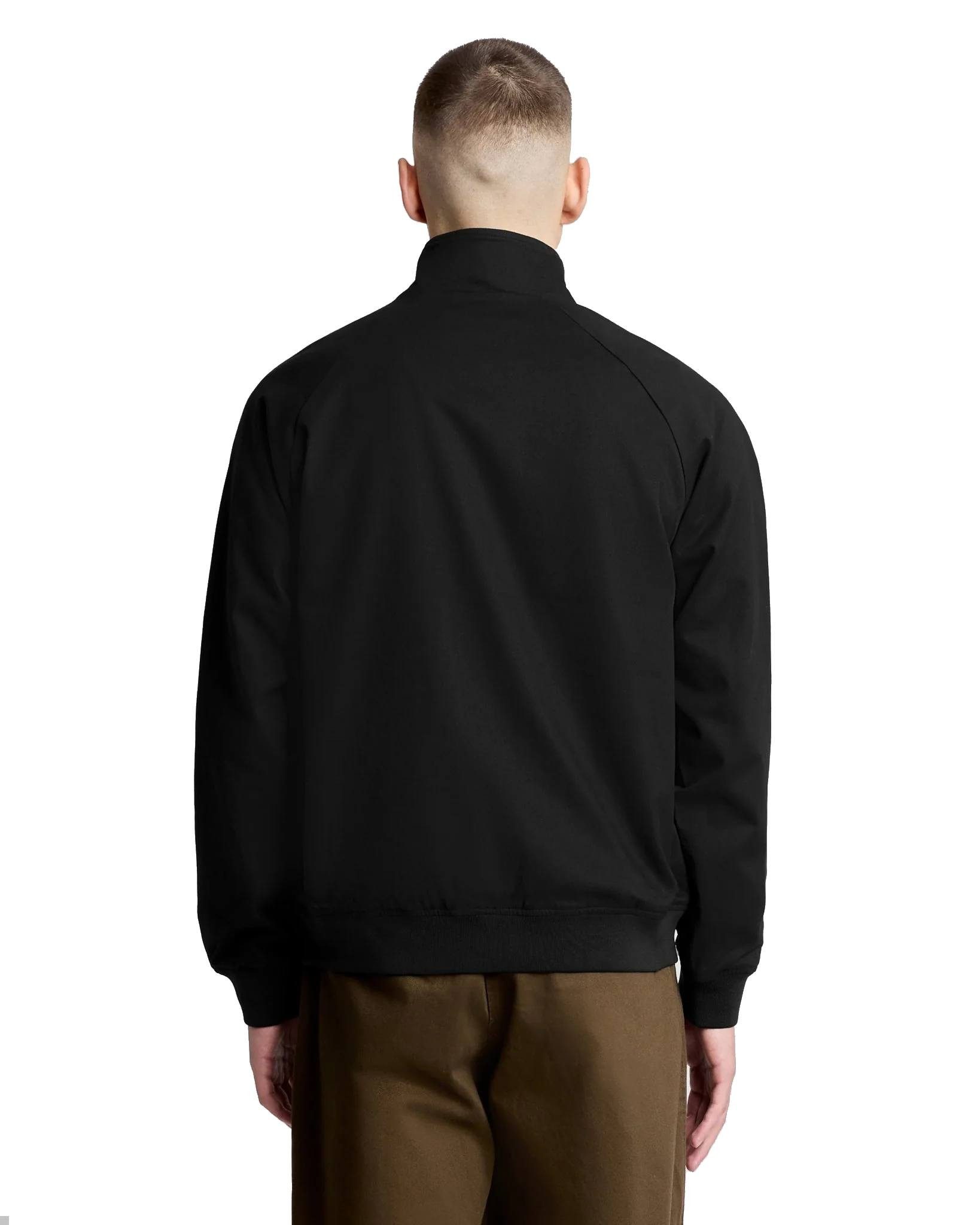 Lyle & Scott Arbeitsjacke Jacke Lyle&Scott Cotton Harrington Knöpfe am Kragen