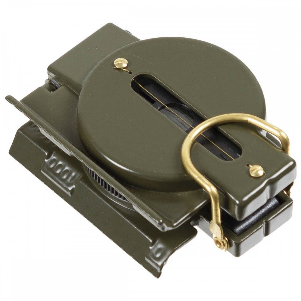 MFH Kompass Kompaß, US-Typ, Metallgehäuse, flüssigkeitsgedämpft