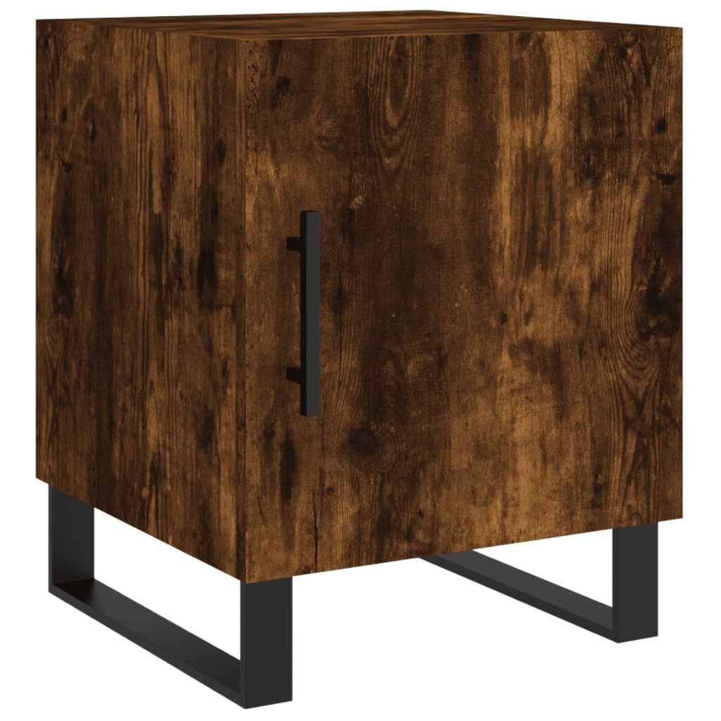 vidaXL Nachttisch Nachttisch Räuchereiche 40x40x50 cm günstig online kaufen