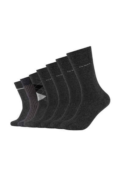 Camano Socken ca-soft (7-Paar) mit weichem Komfortbund