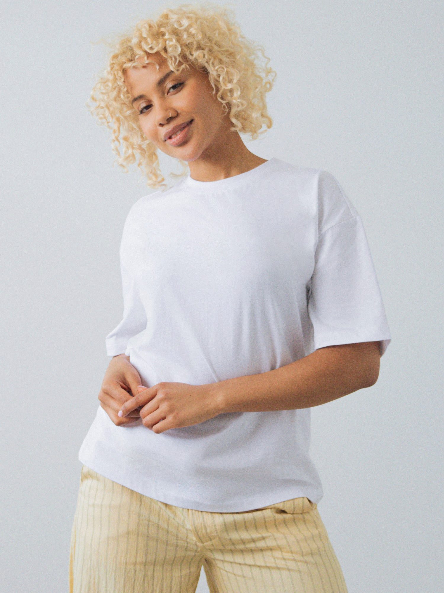 HONEST BASICS T-Shirt Hipster-Shirt aus Bio- und recycelter Baumwolle