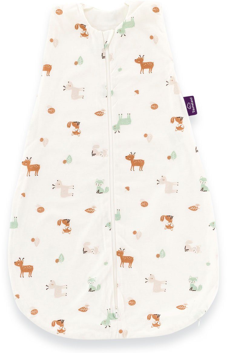 Träumeland Babyschlafsack Sommerschlafsack LIEBMICH Baumwolle Waldtiere, günstig online kaufen