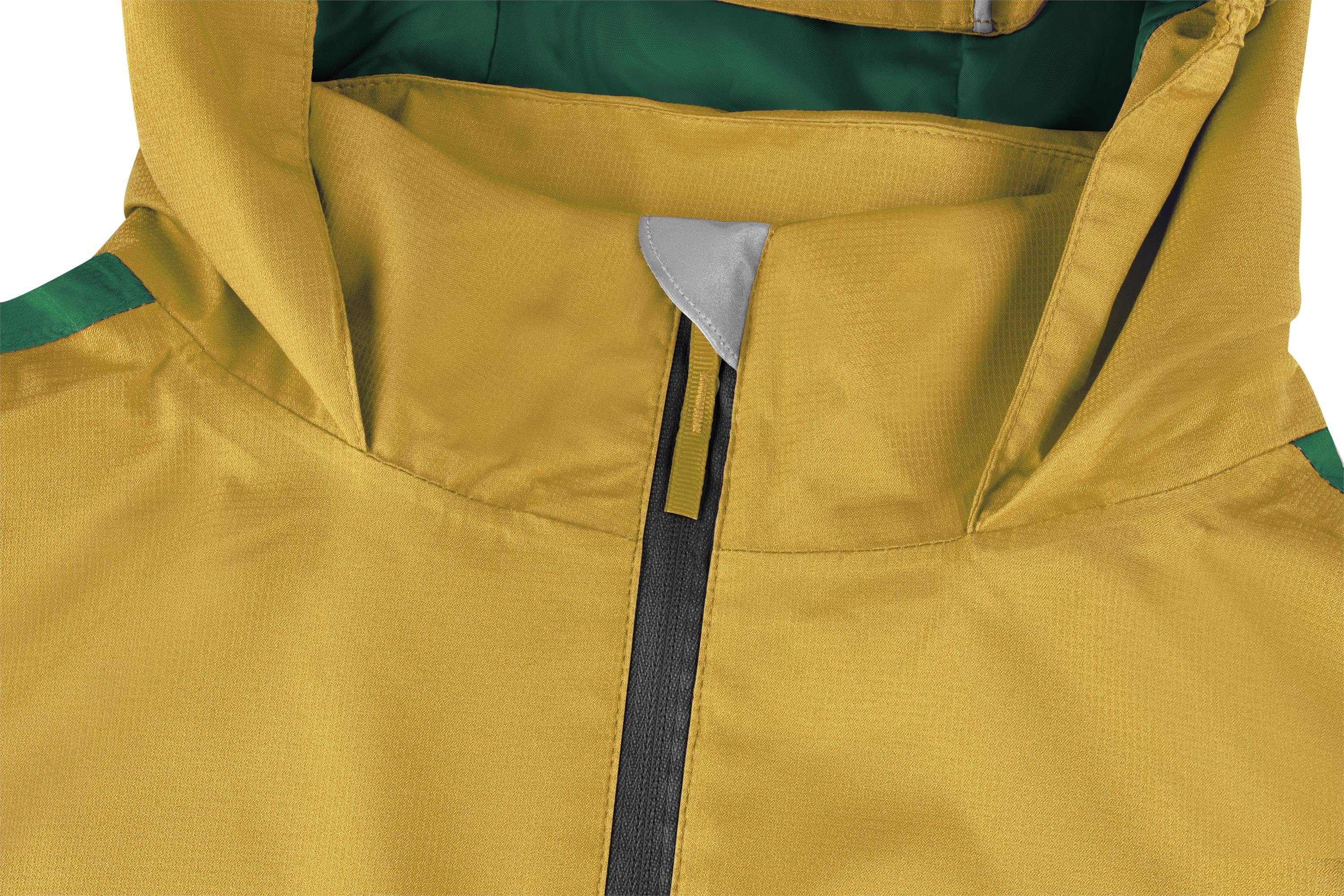 normani Regenjacke Kinder Regenjacke mit Fleecefutter Wasilla Wasserdichte Outdoor Übergangsjacke mit 3M Reflektoren