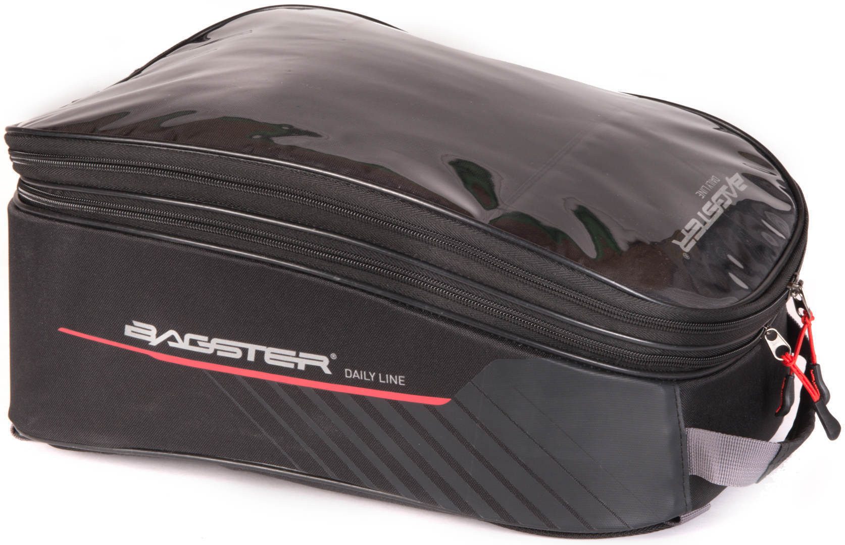 Bagster Freizeitrucksack Bagster D-Line Viber Magnet Tankrucksack schwarz 15 l mit Schultergurt, Touch-Fenster