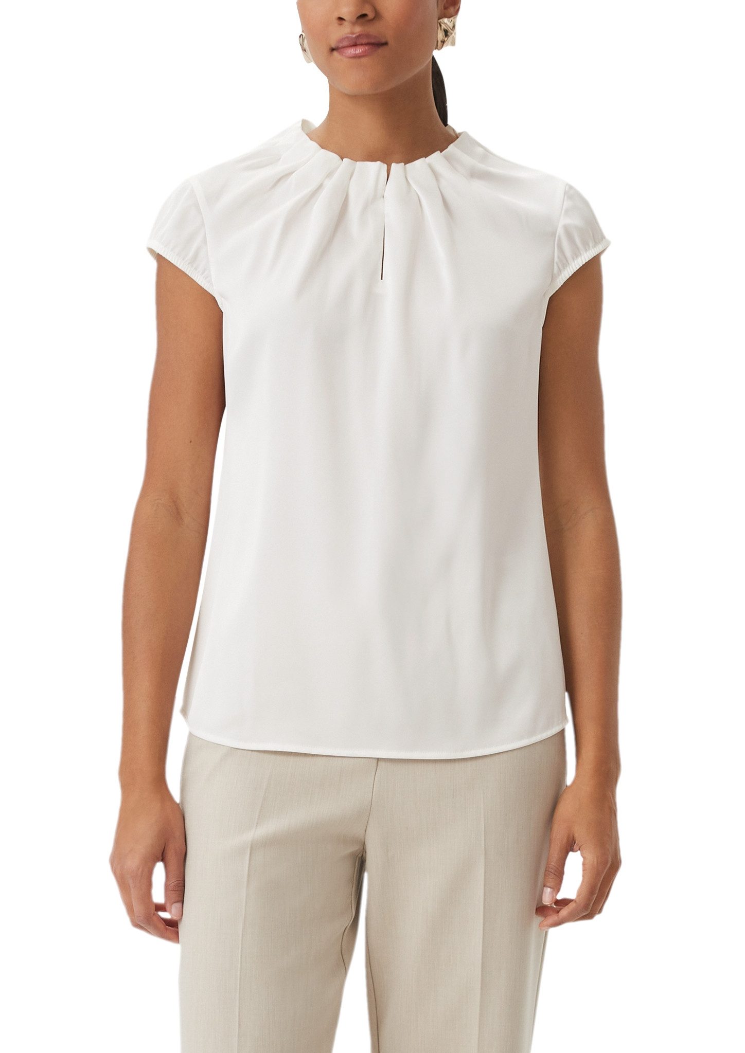 Satinbluse